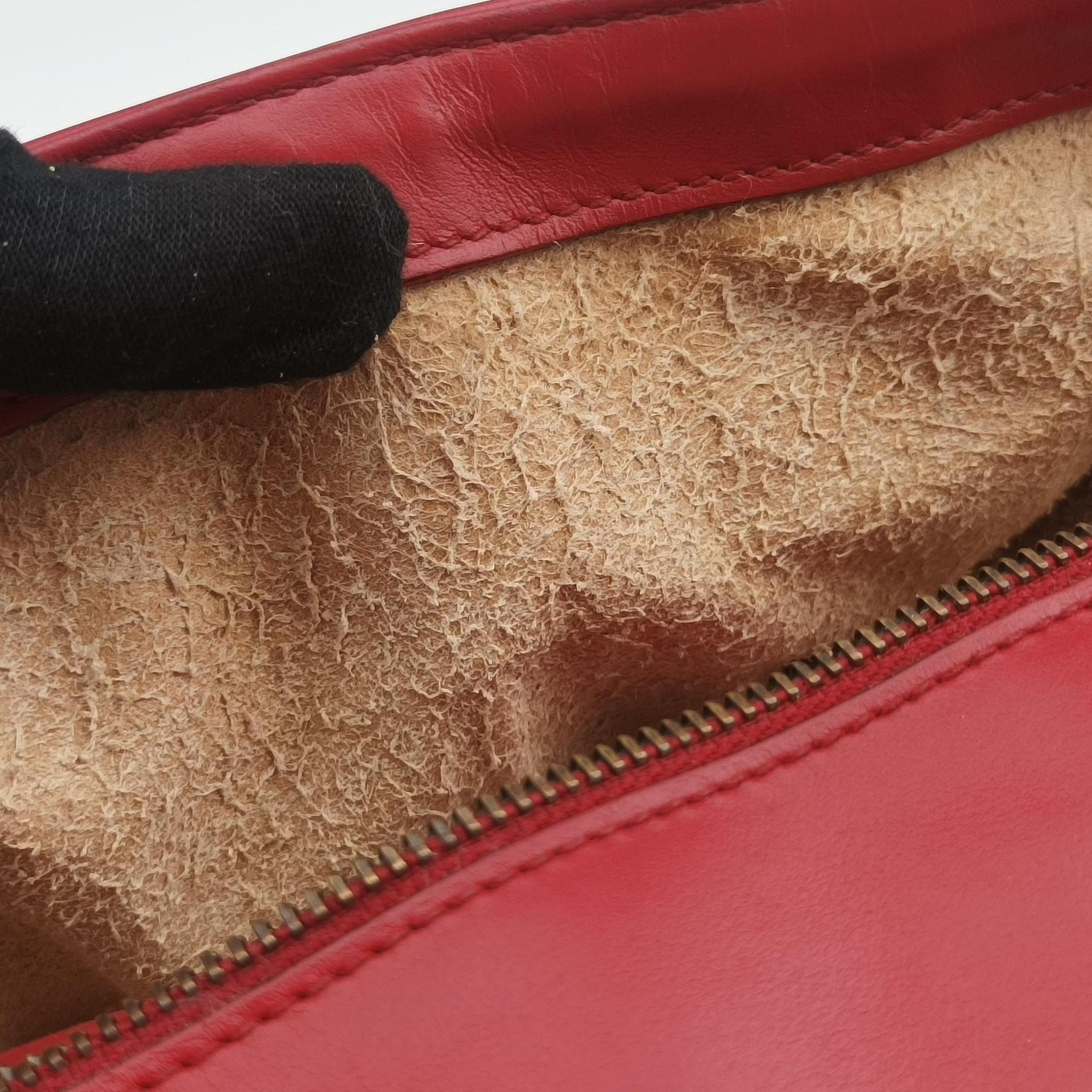 GG Marmont Red Leather 443497 E025631951GGマーモント レッド レザー 443497 E025631951