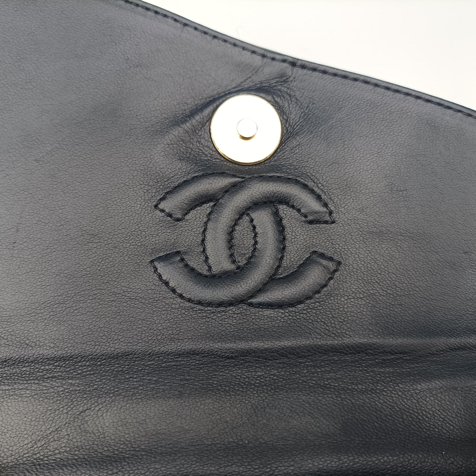 Matelasse Navy Lambskin 1290854マトラッセ ネイビー ラムスキン 1290854