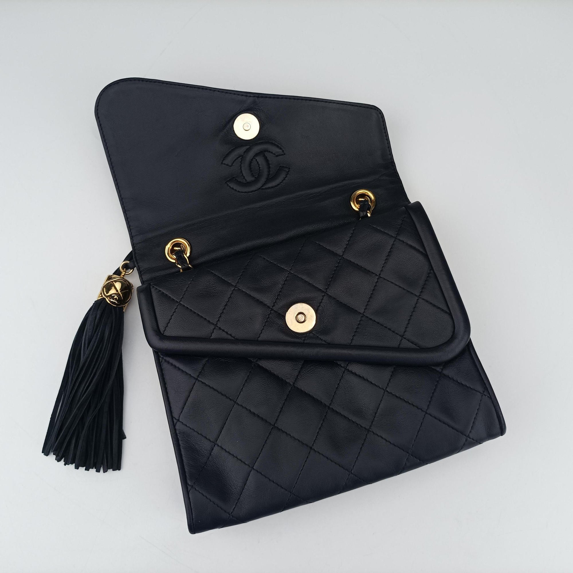 Matelasse Navy Lambskin 1290854マトラッセ ネイビー ラムスキン 1290854