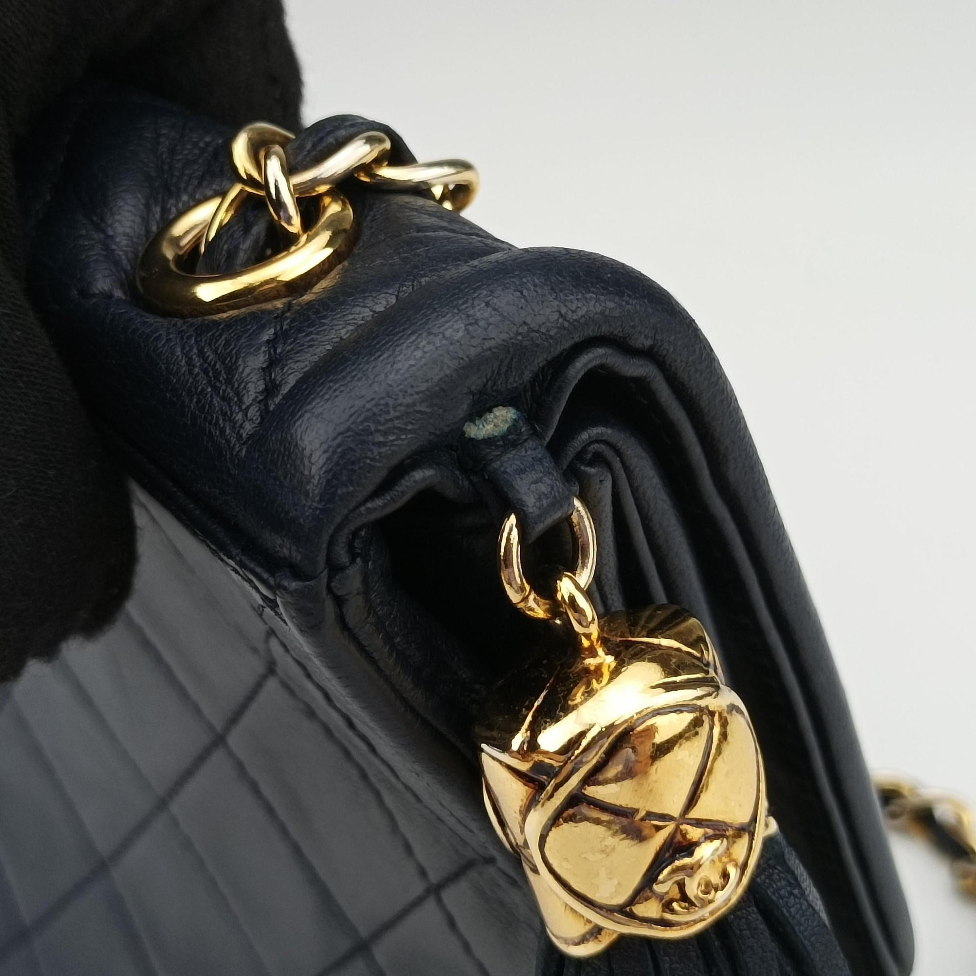 Matelasse Navy Lambskin 1290854マトラッセ ネイビー ラムスキン 1290854