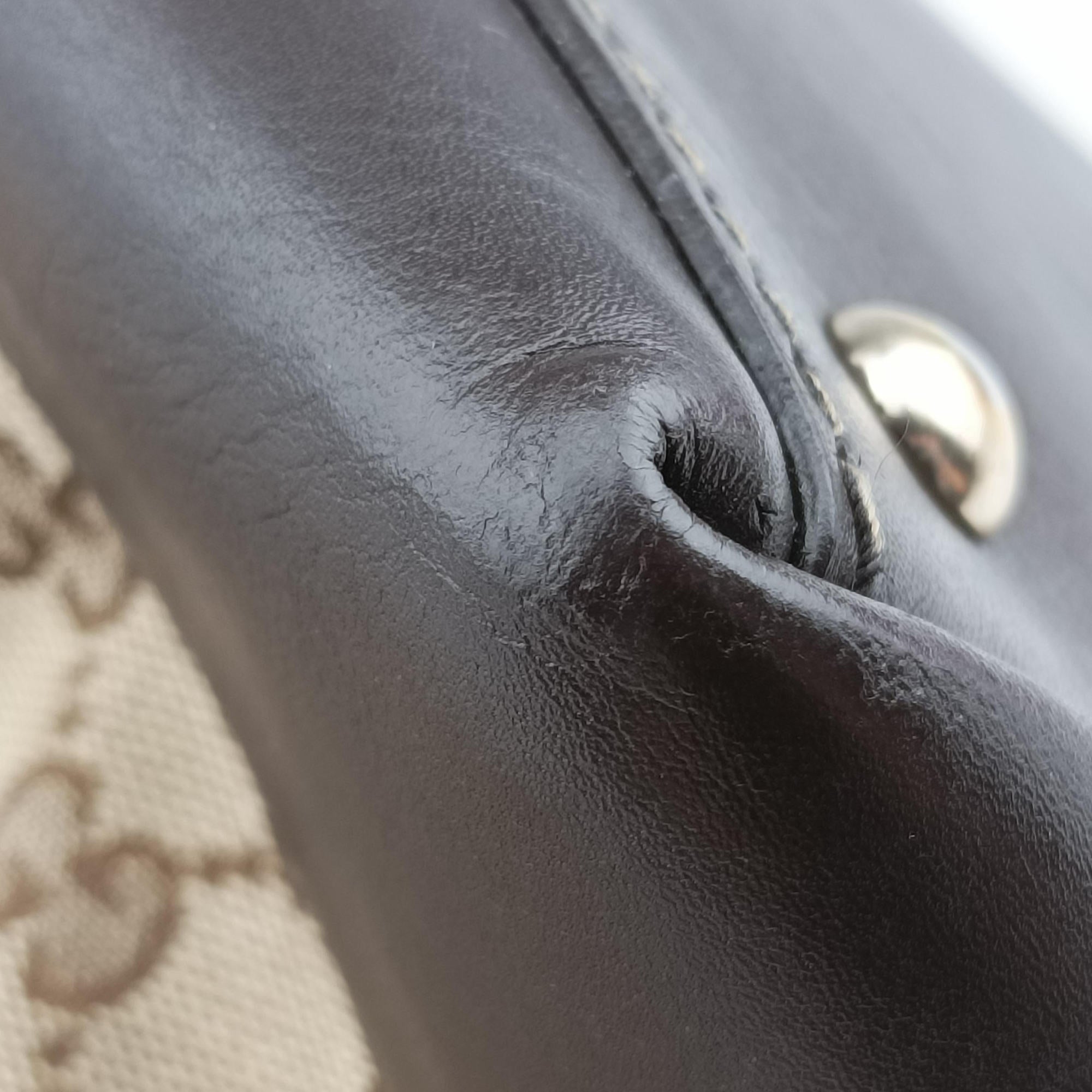 Lovely Brown GG canvas×leatherGG 257068 B7998289ラブリー ブラウン GG キャンバス×レザー 257068 B7998289