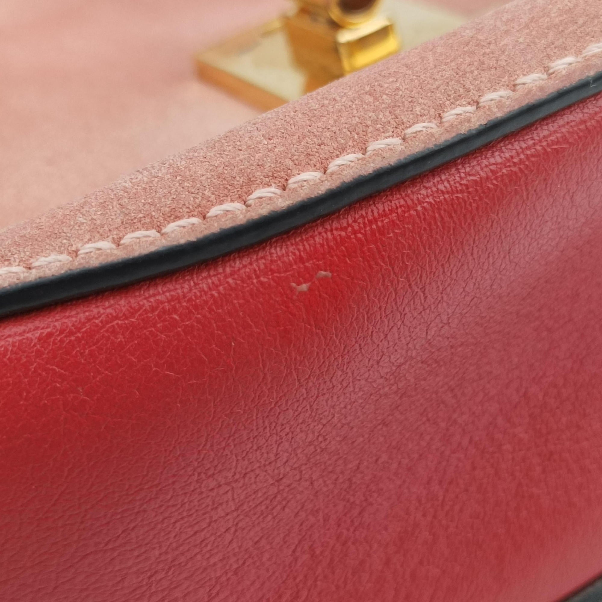 DREW Red×Pink Leather×suede 04 15 70 65 6ドリュー レッド×ピンク レザー×スエード 04 15 70 65 6