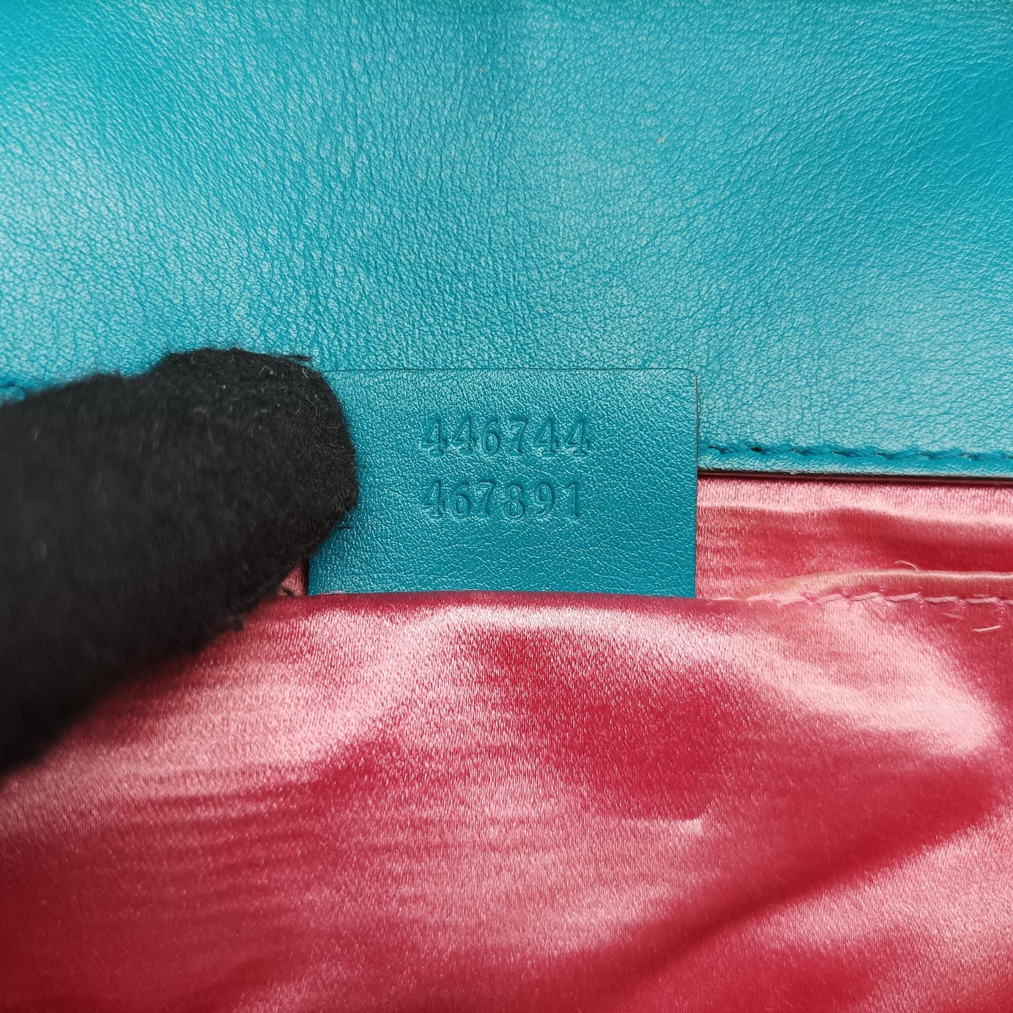 GG Marmont Blue velour 446744 D021964199GGマーモント ブルー ベロア 446744 D021964199