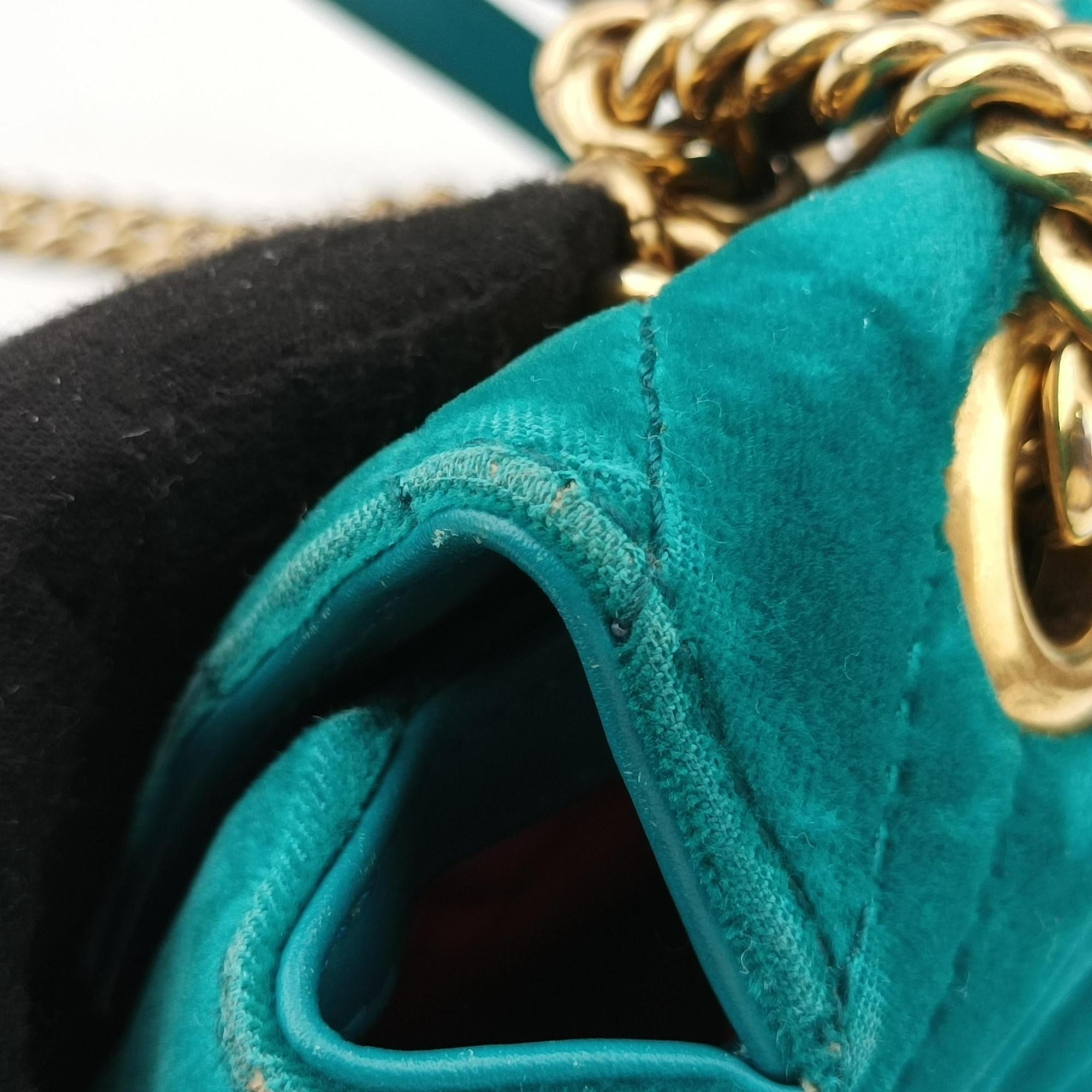 GG Marmont Blue velour 446744 D021964199GGマーモント ブルー ベロア 446744 D021964199