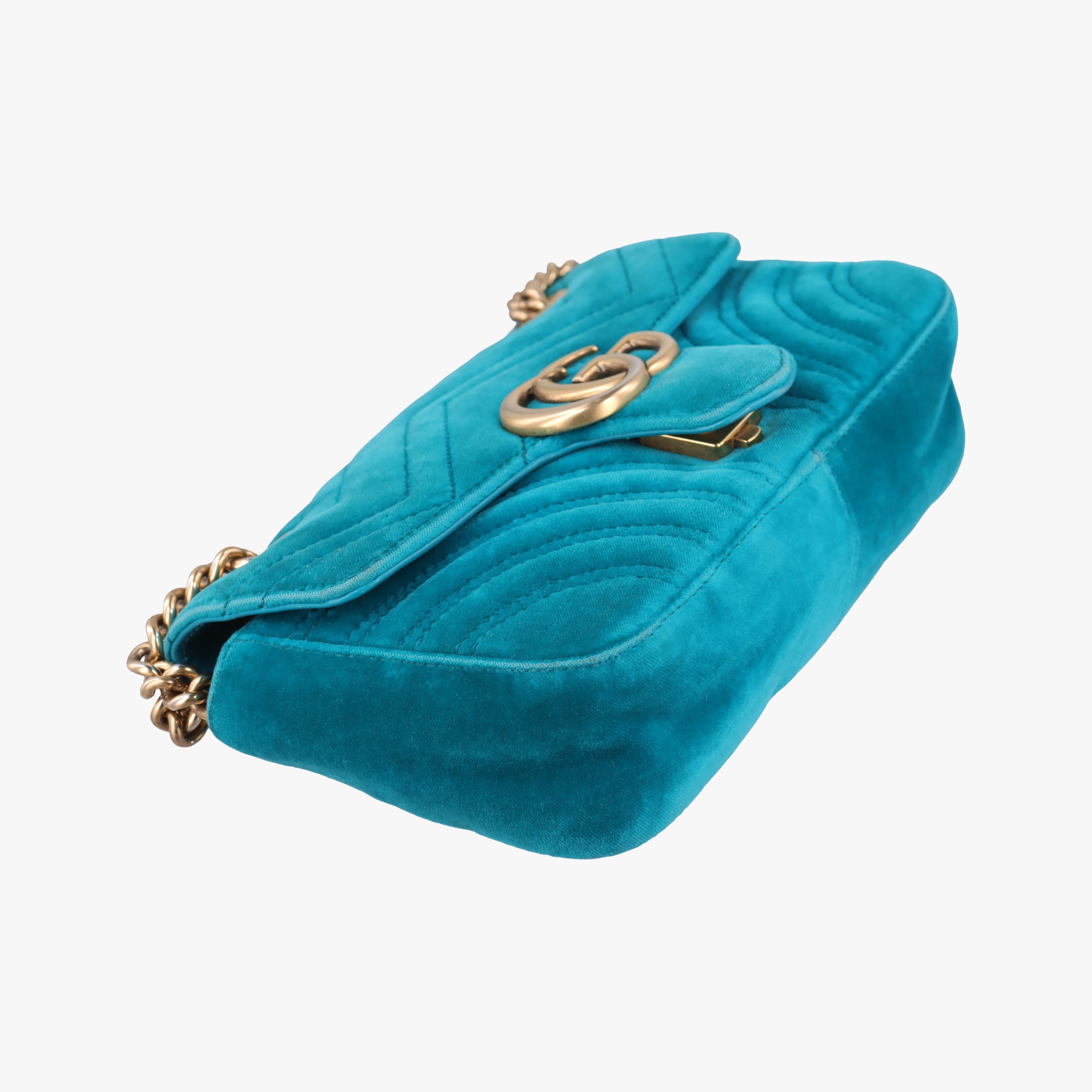 GG Marmont Blue velour 446744 D021964199GGマーモント ブルー ベロア 446744 D021964199