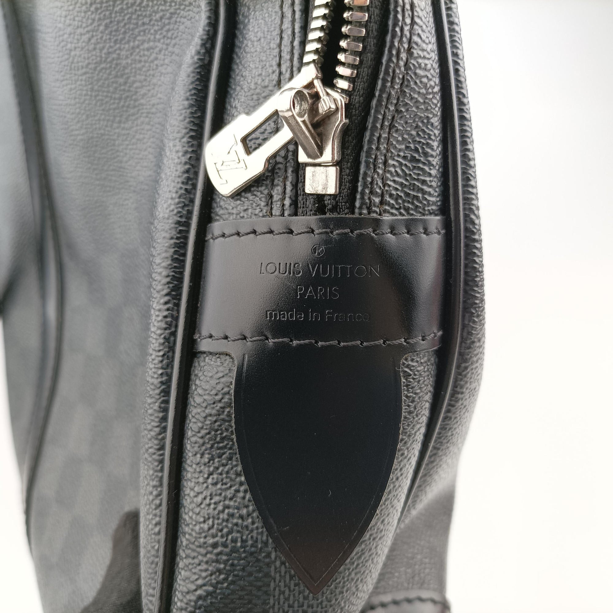 Porte Documents Voyage Noir Damier Graphite N41125 BA0161ポルト ドキュマン ヴォワヤージュ ノワール ダミエグラフィット N41125 BA0161