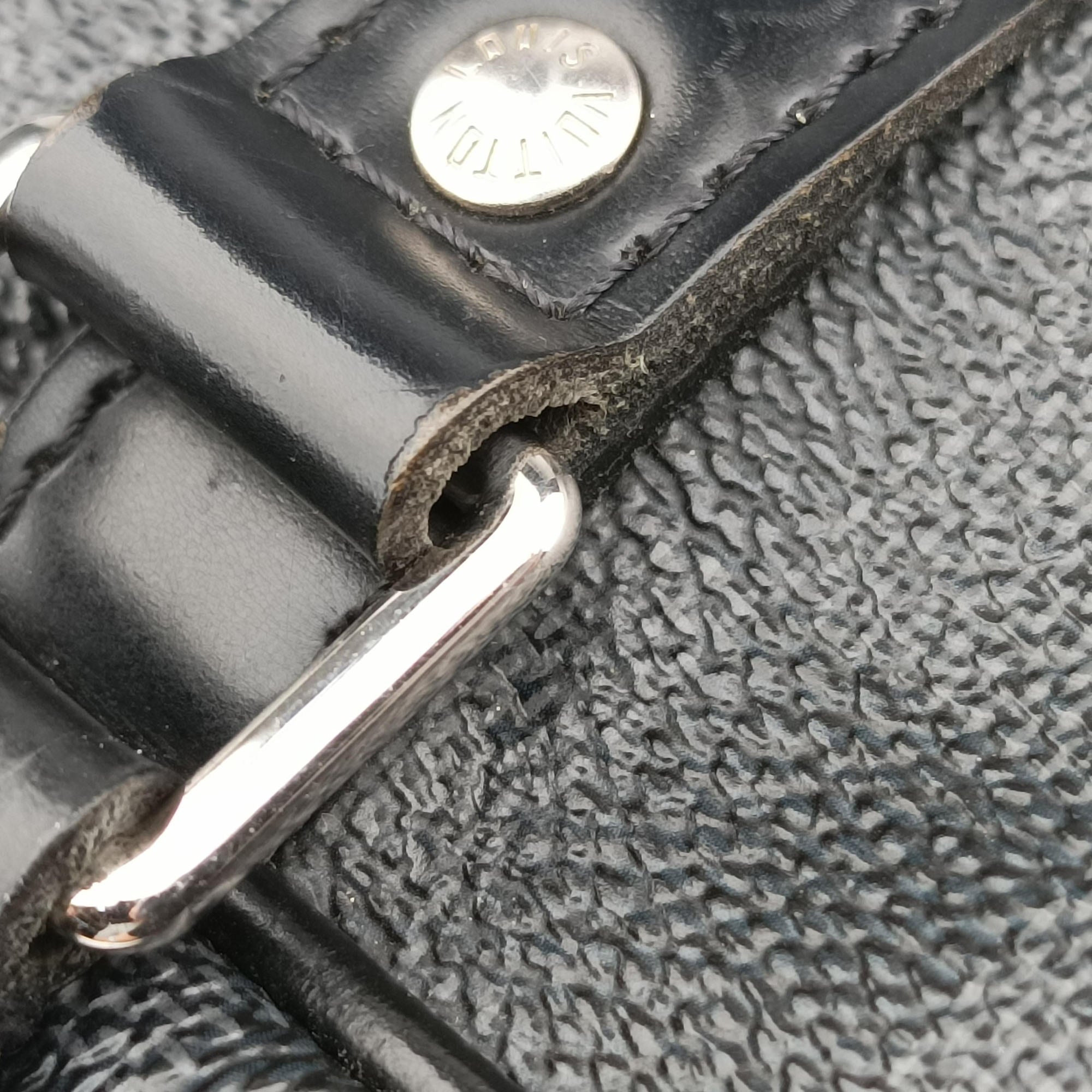 Porte Documents Voyage Noir Damier Graphite N41125 BA0161ポルト ドキュマン ヴォワヤージュ ノワール ダミエグラフィット N41125 BA0161