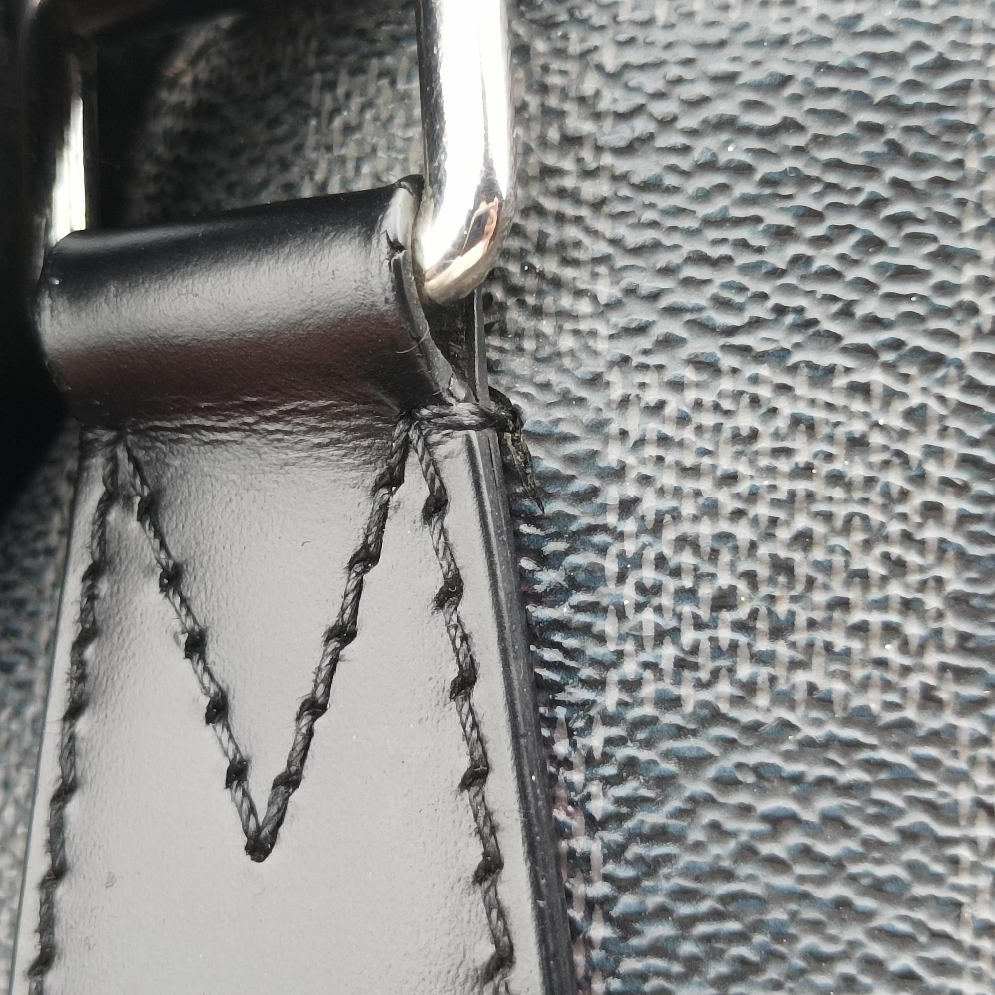 Porte Documents Jour Noir Damier Graphite N48224 SR4123ポルトドキュマン ジュール ノワール ダミエ グラフィット N48224 SR4123