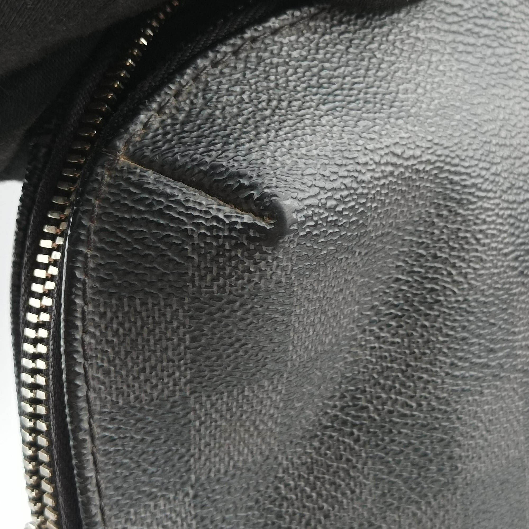 Porte Documents Jour Noir Damier Graphite N48224 SR4123ポルトドキュマン ジュール ノワール ダミエ グラフィット N48224 SR4123