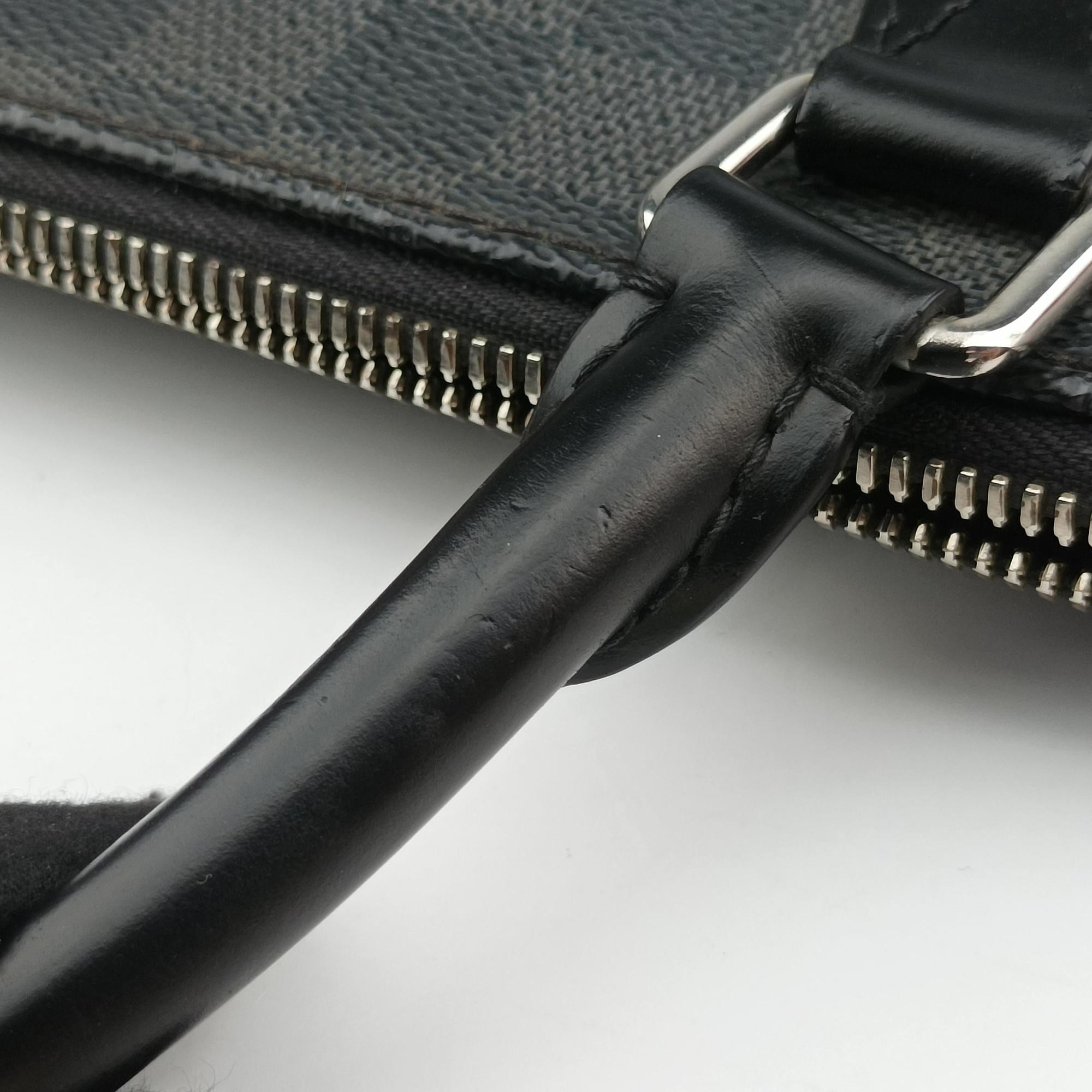 Porte Documents Jour Noir Damier Graphite N48224 SR4123ポルトドキュマン ジュール ノワール ダミエ グラフィット N48224 SR4123
