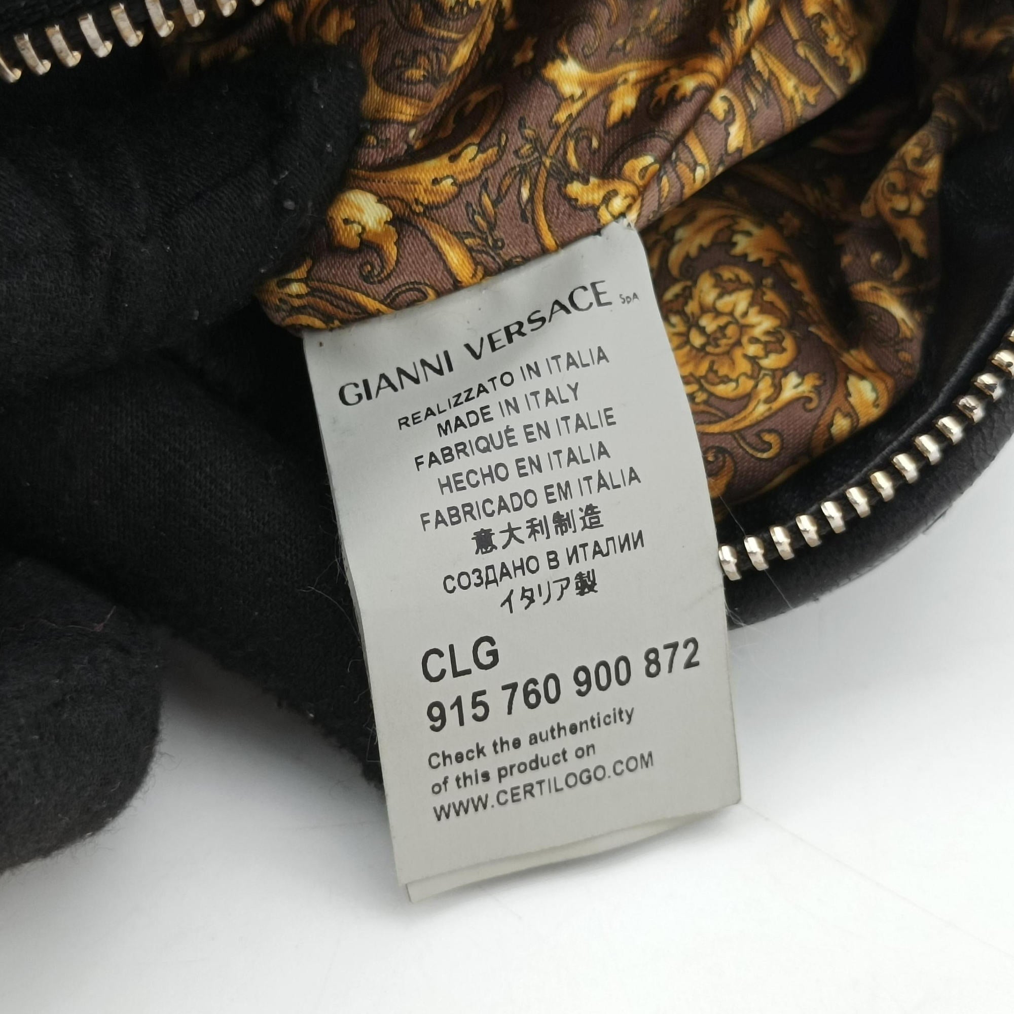 Medusa Demetra Vanitas Satchel Black Leather CLG 915760900872メデューサ デメテル バニティ サッチェル ブラック レザー CLG 915760900872
