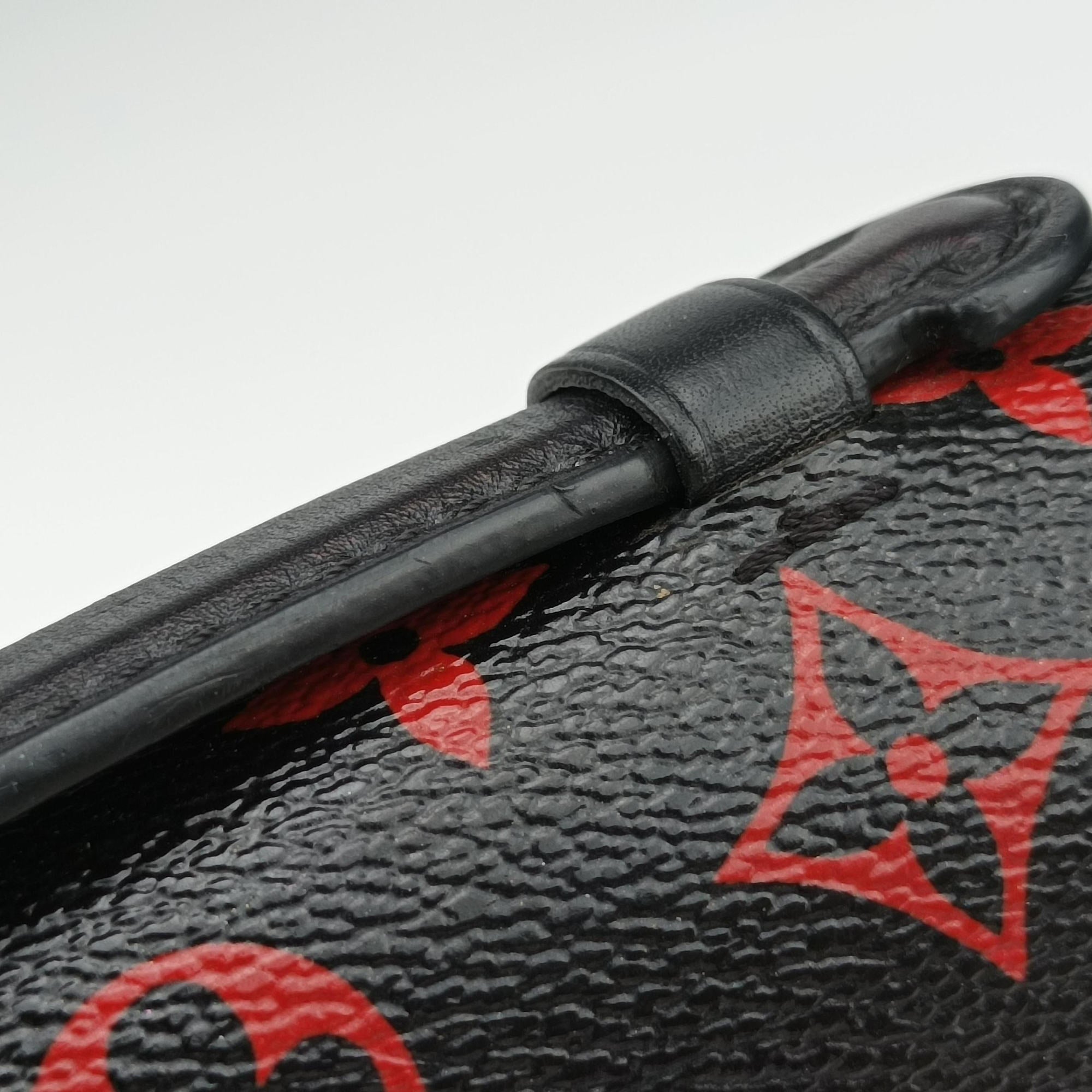 Pochette Metis MM Noir×ROUGE Monogram Infrarouge M41462 DR4196ポシェット メティス MM ノワール×ルージュ モノグラム アンフラルージュ M41462 DR4196