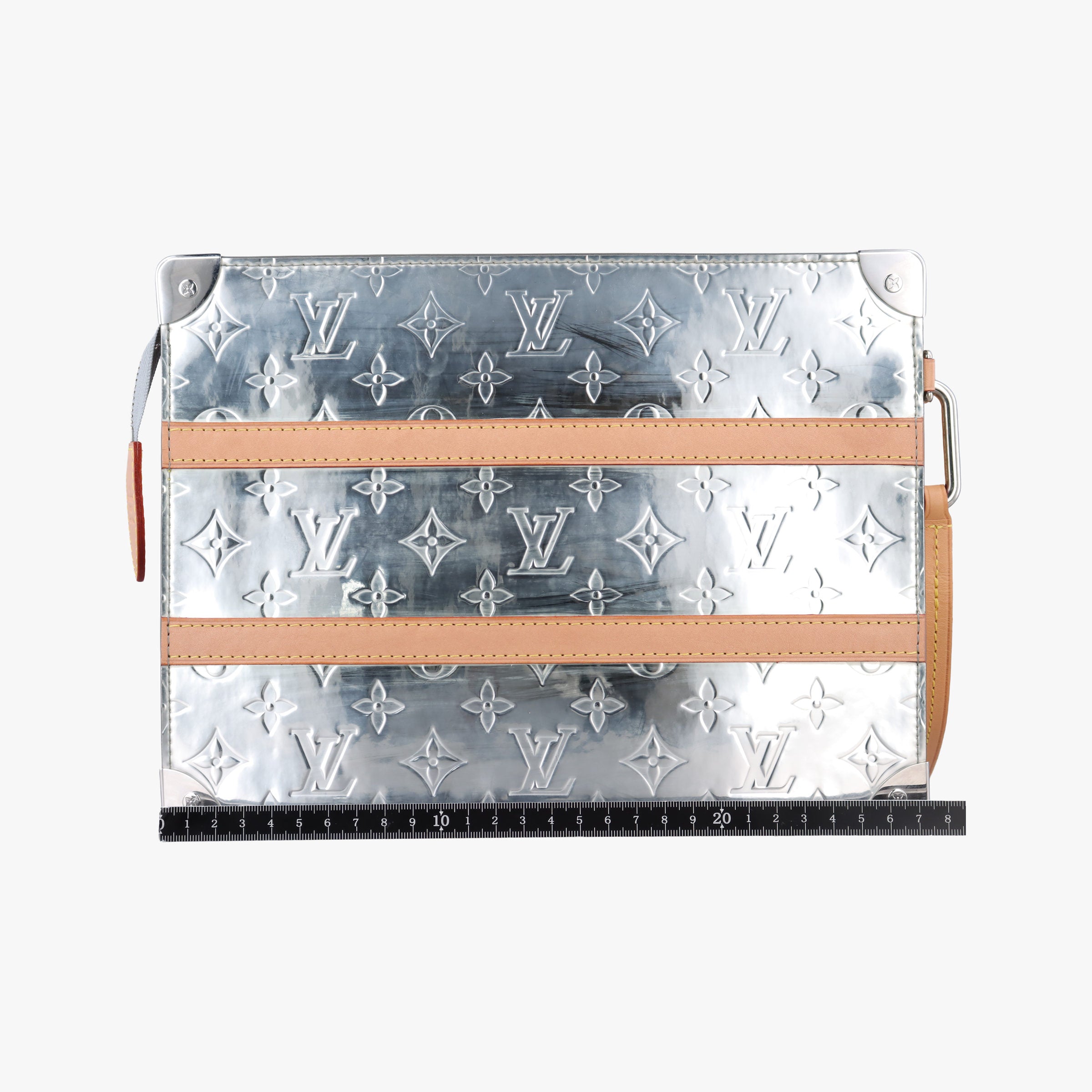 Monogram Mirror Handle Soft Trunk Silver Vernis M80807 モノグラム ミラートランク ポシェット シルバー ヴェルニ M80807