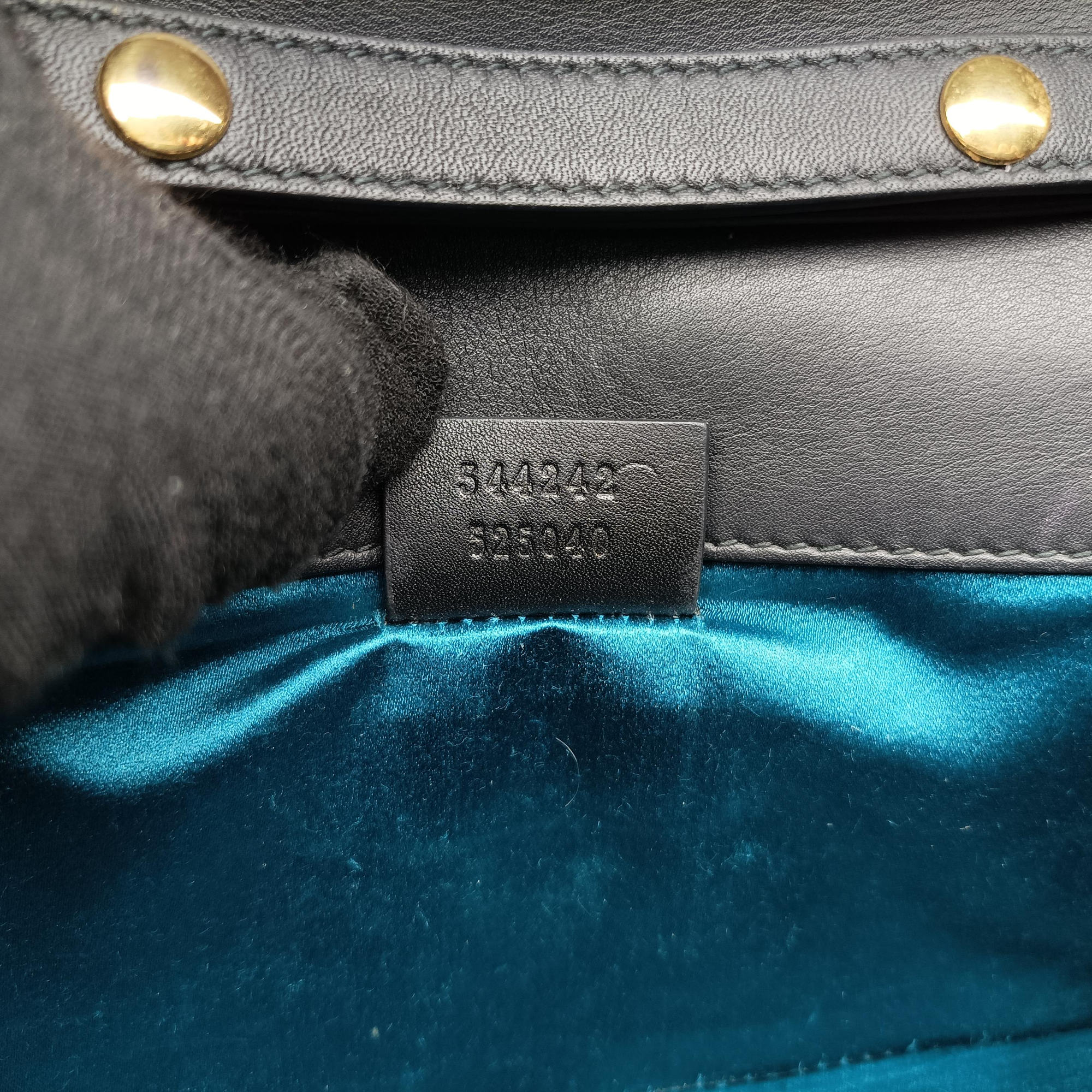 Square G Black velour 544242 F026027994スクエアG ブラック ベロア 544242 F026027994