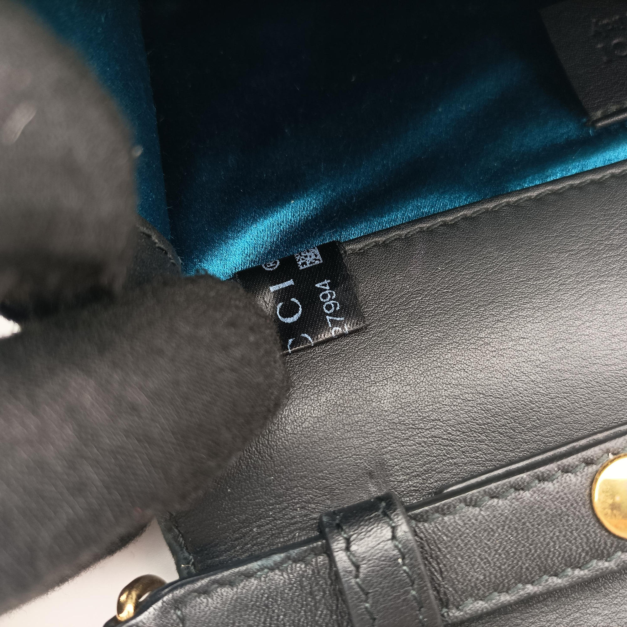 Square G Black velour 544242 F026027994スクエアG ブラック ベロア 544242 F026027994
