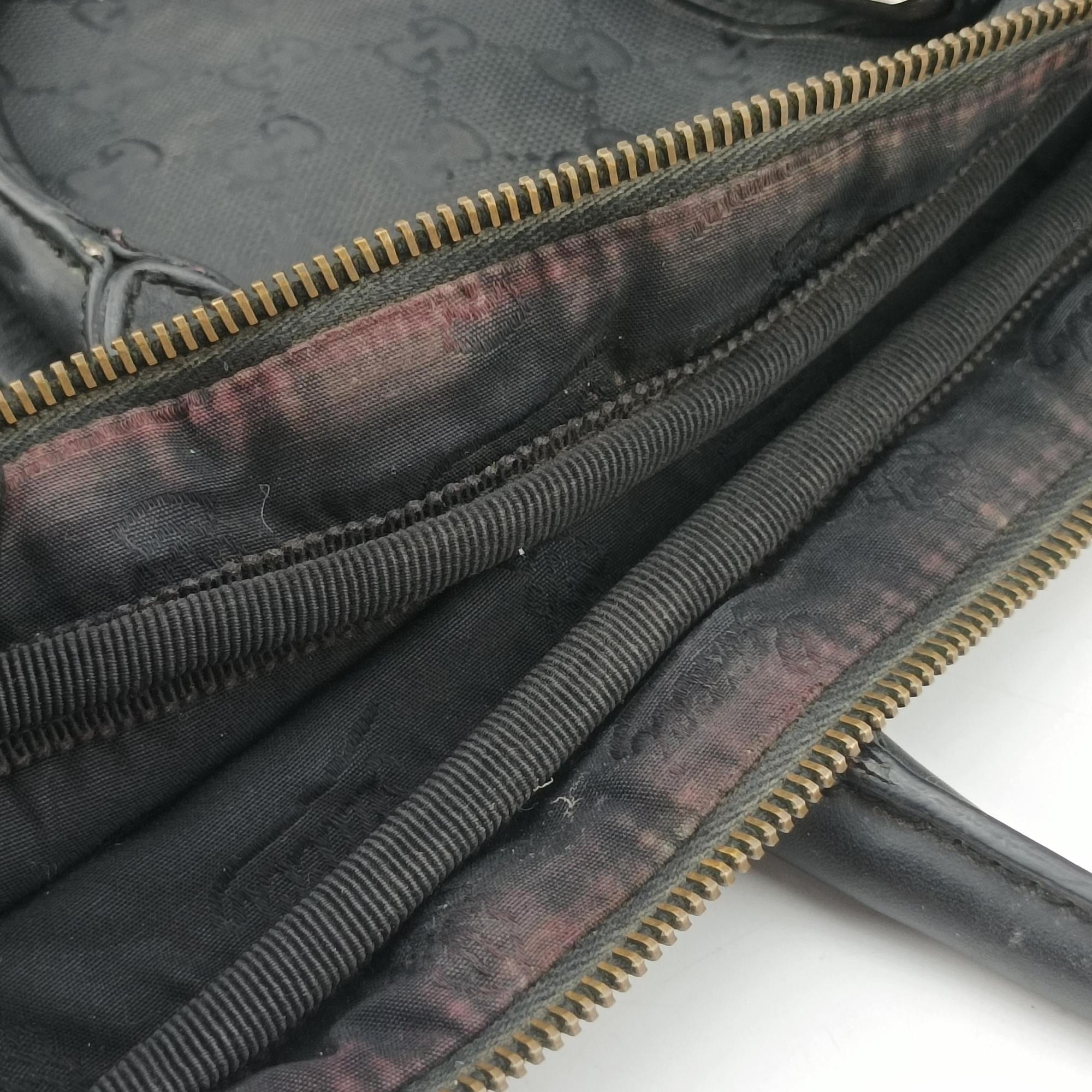 GG Imprime Briefcase Black PVC coated canvas 201480 E016970667GGインプリメ ブリーフケース ブラック PVCコーティングキャンバス 201480 E016970667
