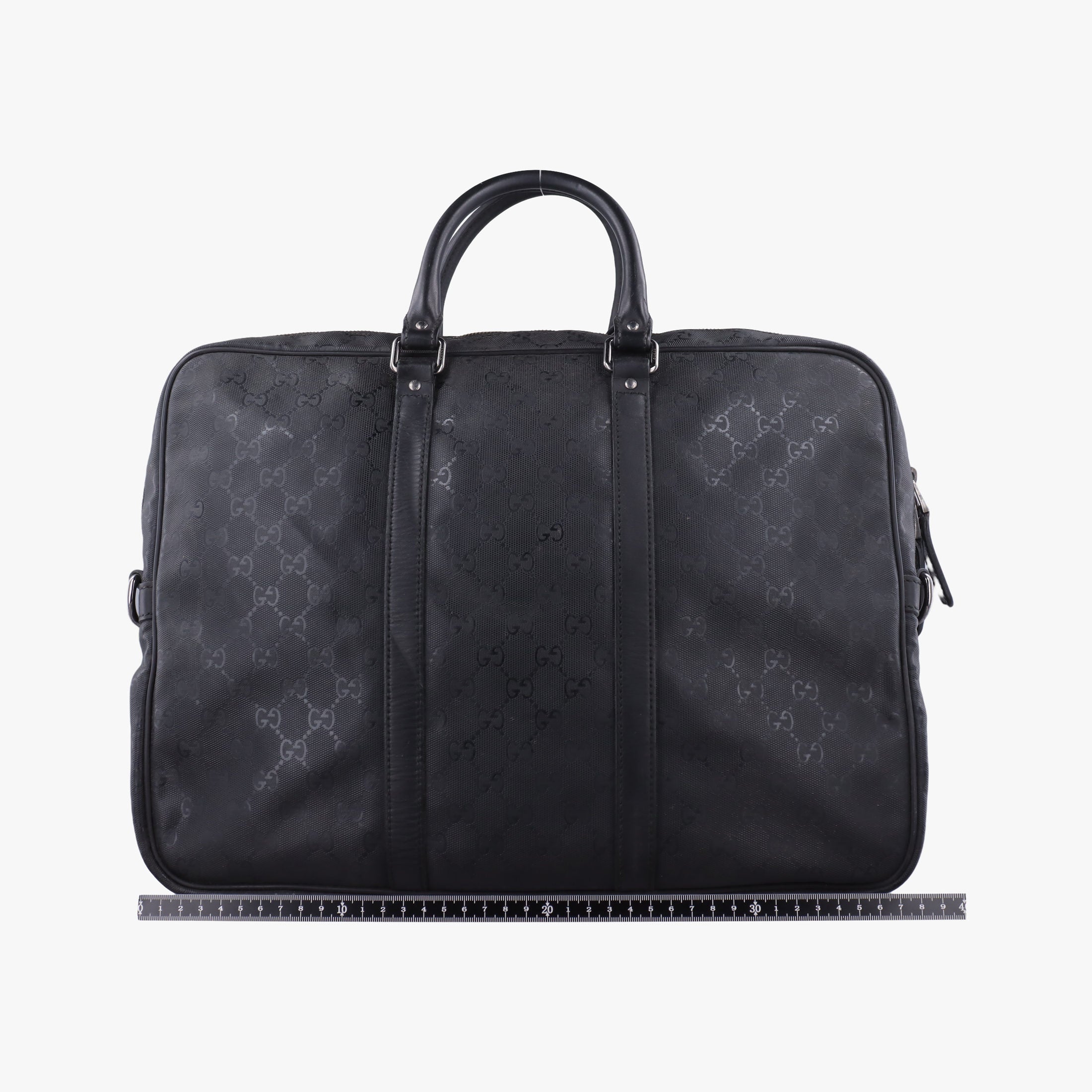 GG Imprime Briefcase Black PVC coated canvas 201480 E016970667GGインプリメ ブリーフケース ブラック PVCコーティングキャンバス 201480 E016970667