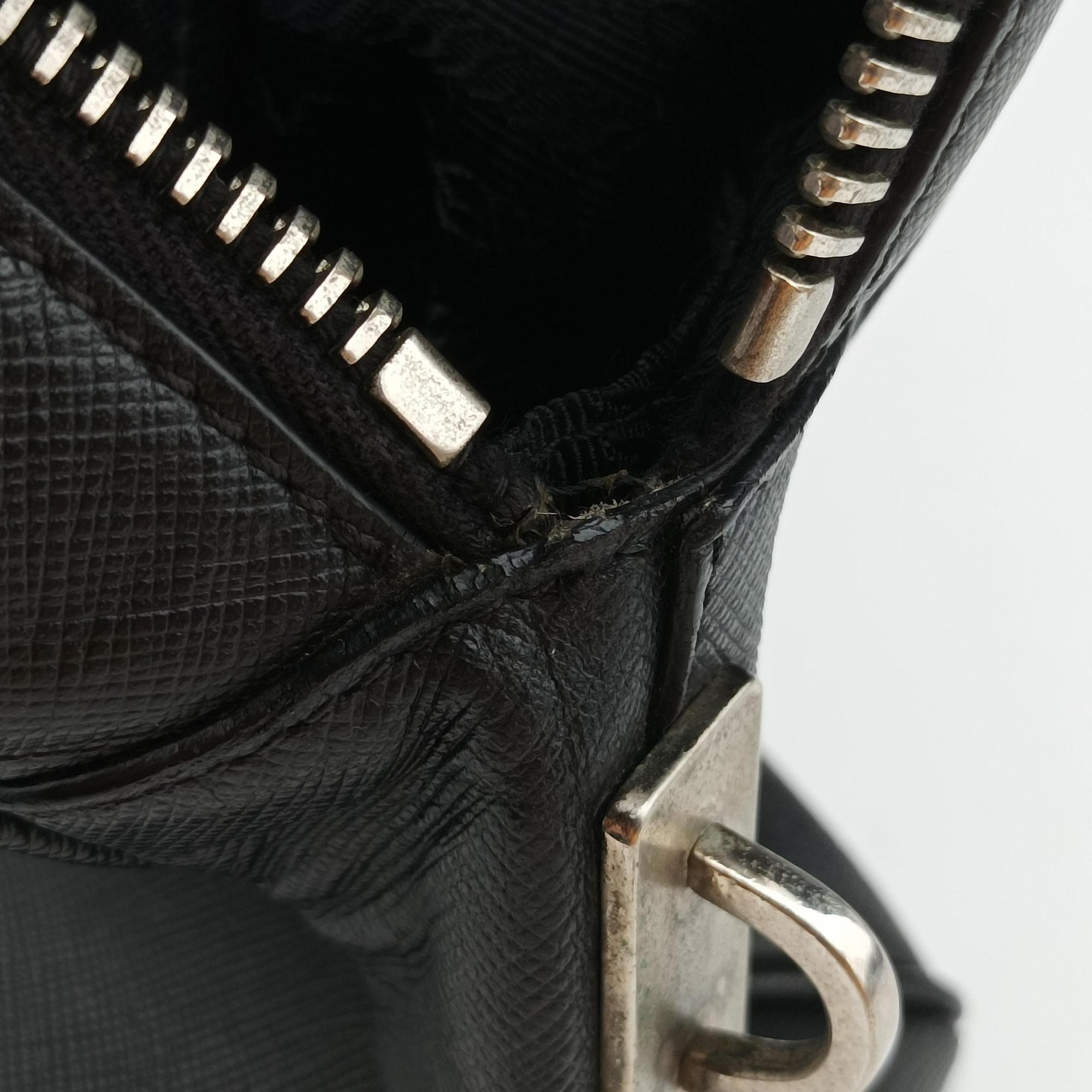 business bag briefcase Black SAFFIANO Leather 2VE363 7 R 208ビジネスバッグ ブリーフケース ブラック サフィアーノレザー 2VE363 7 R 208