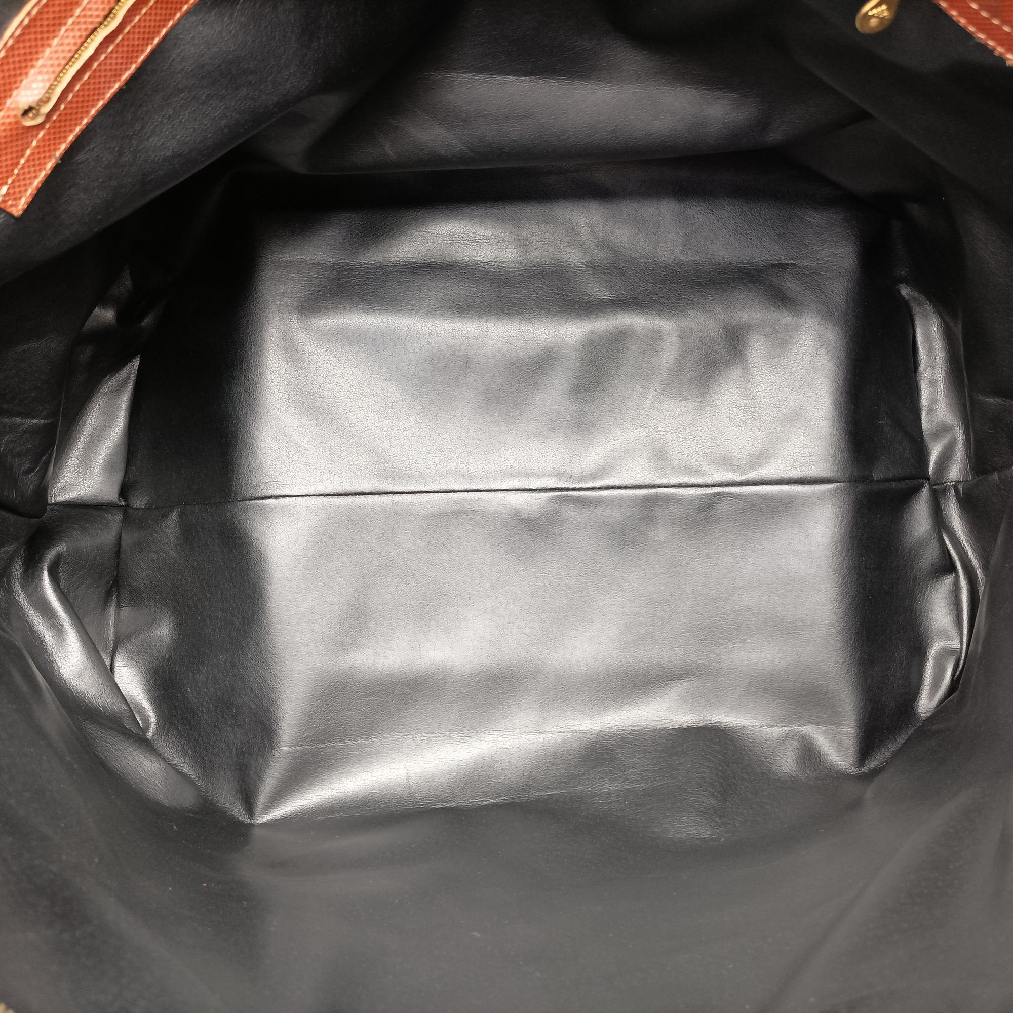 Marco Polo Jet Black × Caramel Brown PVC Coated Canvas × Calfskin マルコポーロ ブラック × ブラウン PVCコーティングキャンバス × カーフレザー