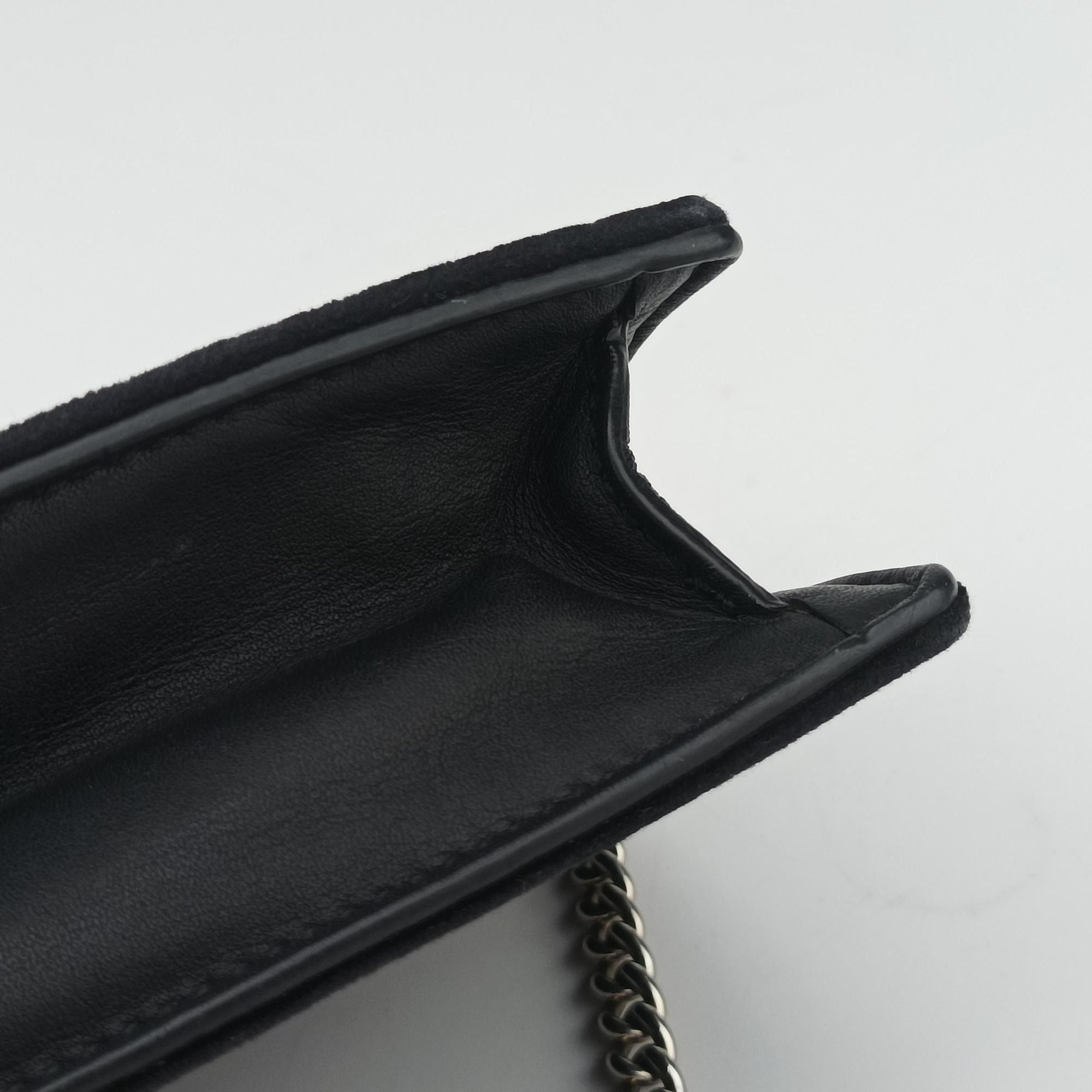 Dionysus Black velour×Leather 476432 ディオニュソス ブラック ベロア×レザー 476432