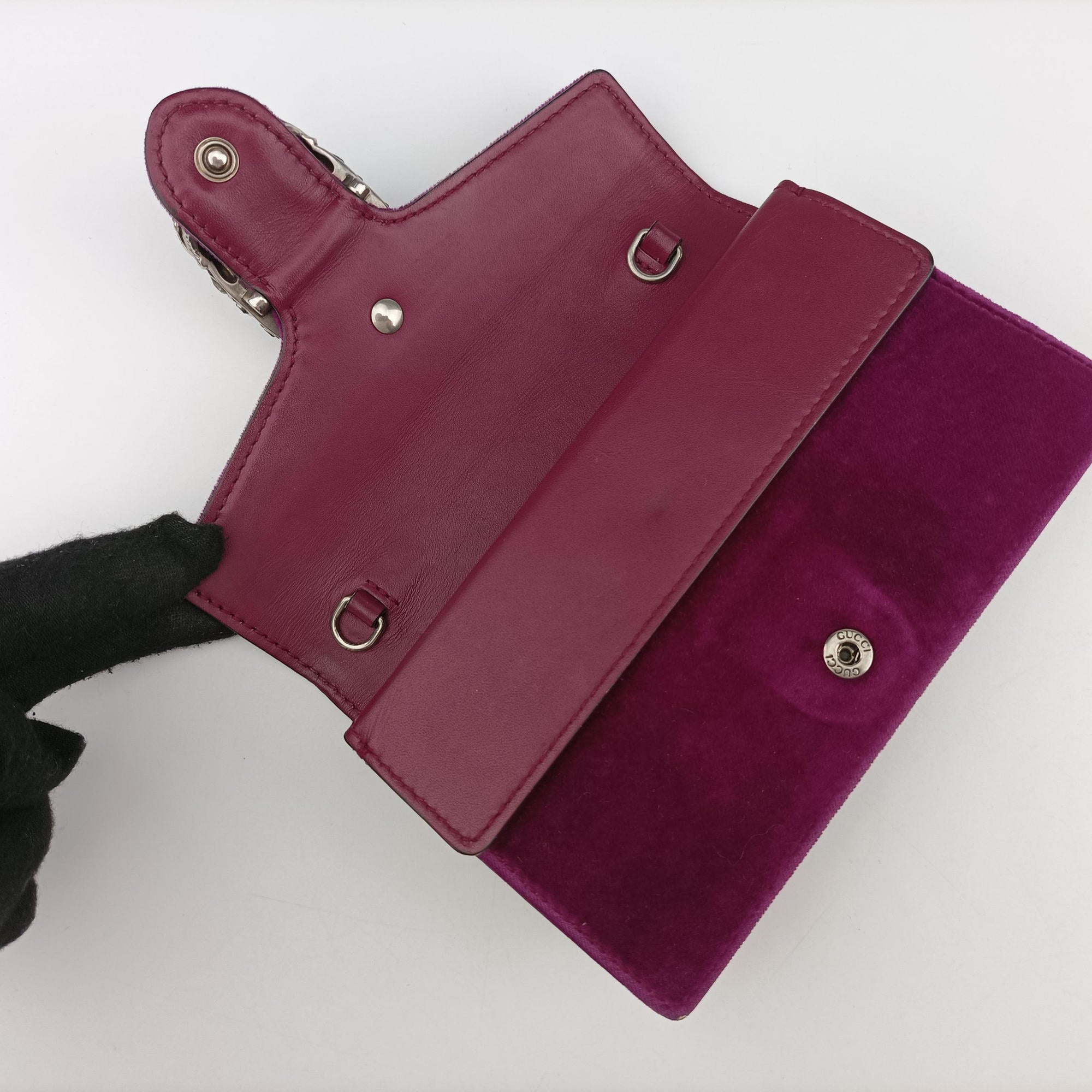 Dionysus Purple velour×Leather 476432 ディオニュソス パープル ベロア×レザー 476432