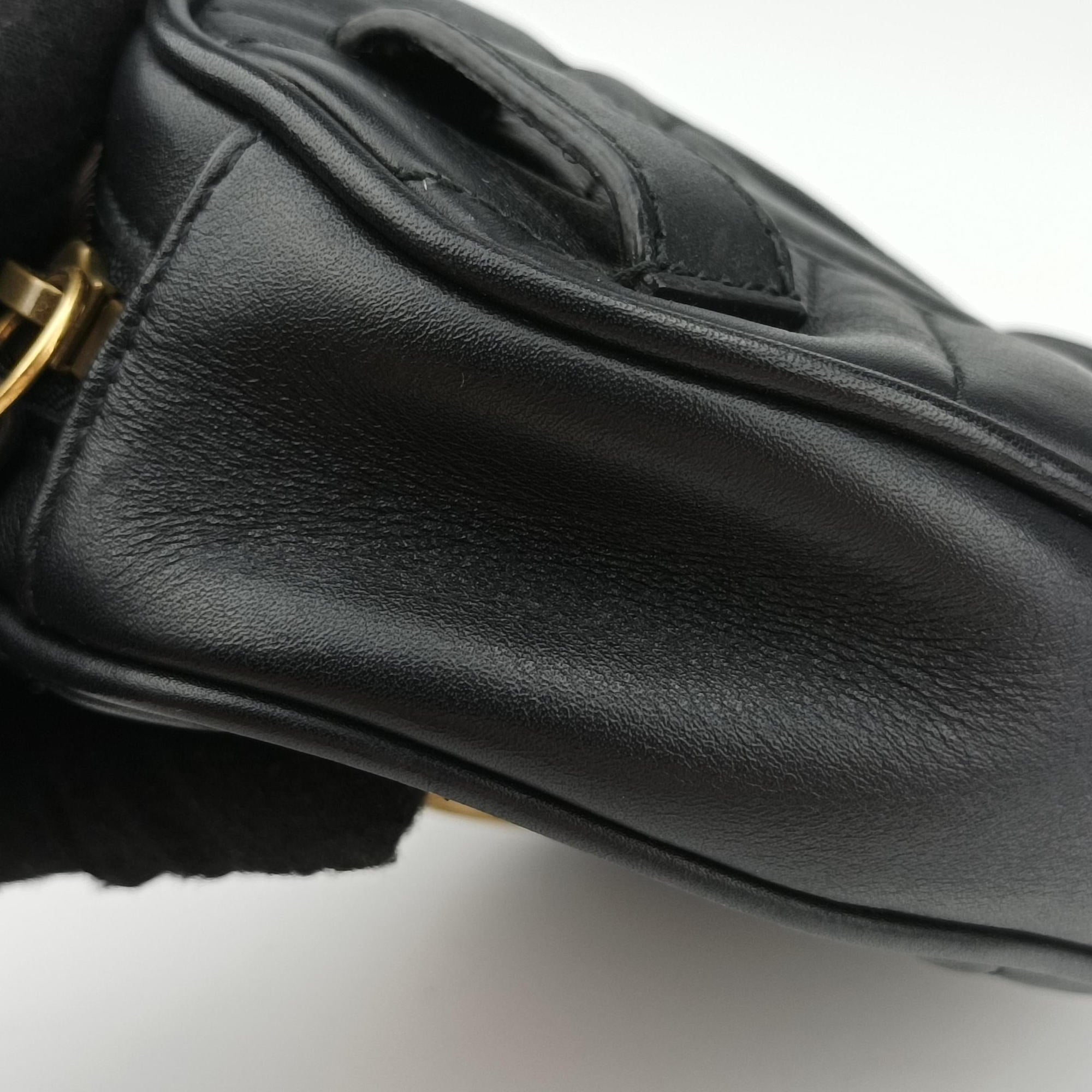 GG Marmont Black Leather 476434 F026994837GGマーモント ブラック レザー 476434 F026994837