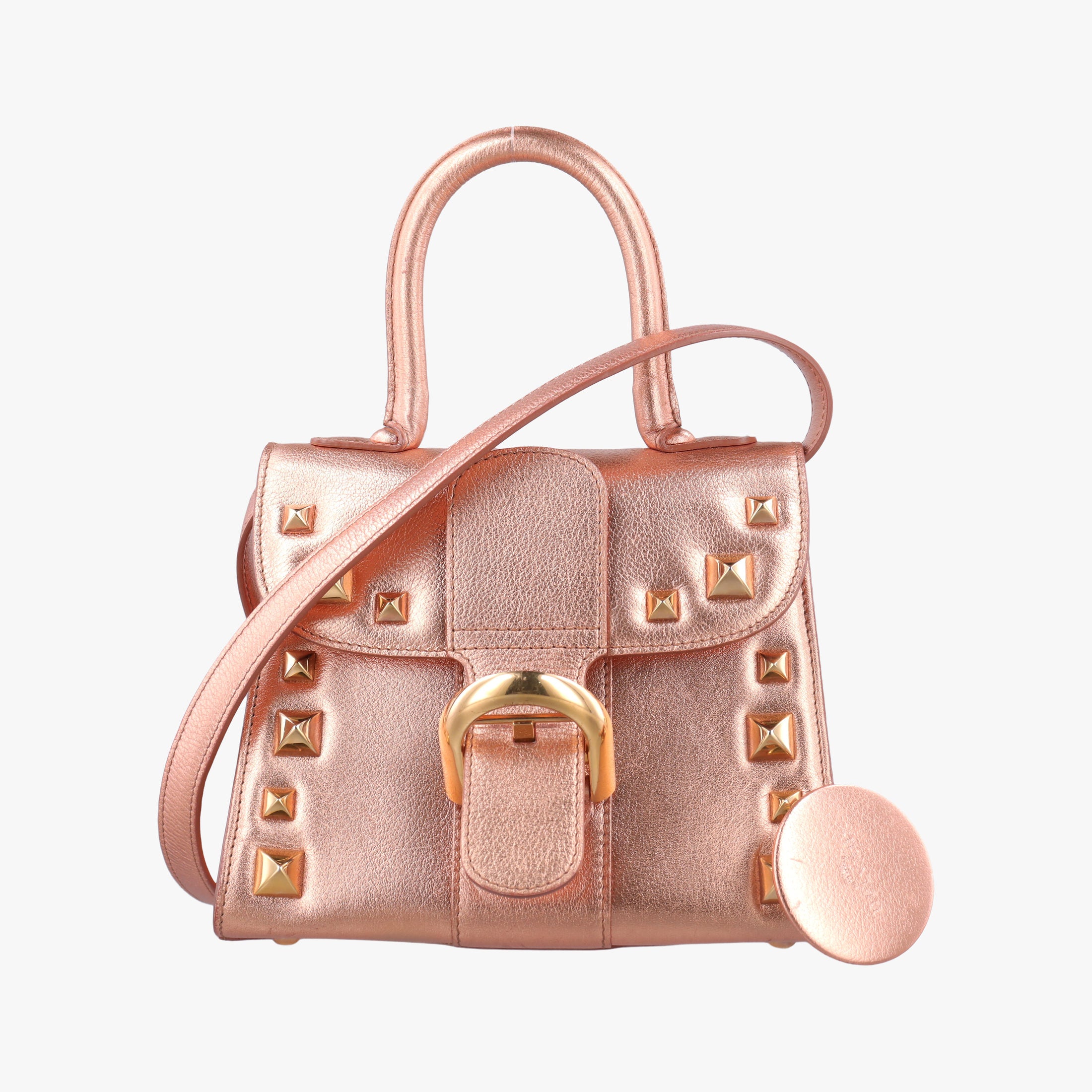 Brillant Mini Pink Gold leather BO4Bブリヨン ミニ ピンクゴールド レザー BO4B