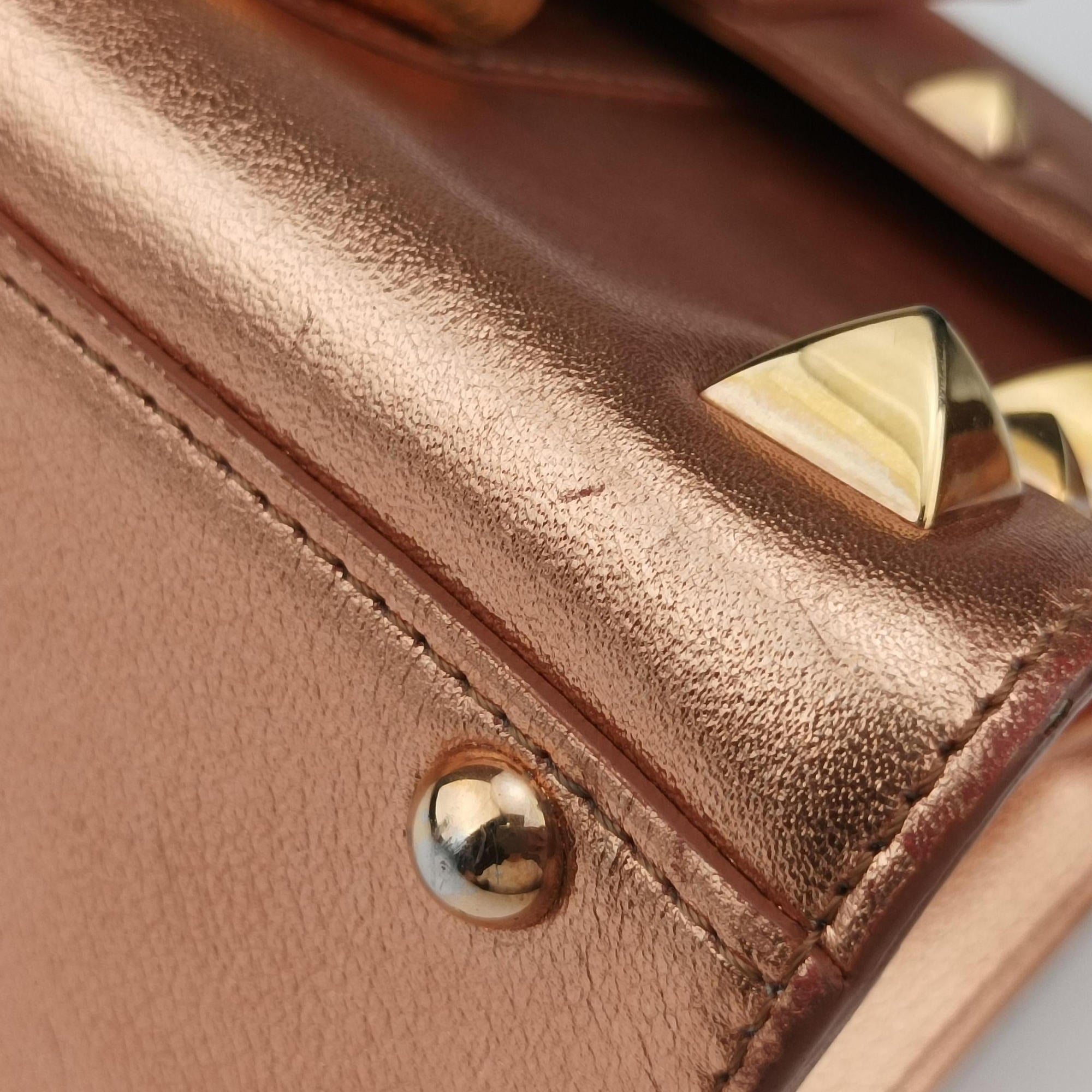 Brillant Mini Pink Gold leather BO4Bブリヨン ミニ ピンクゴールド レザー BO4B