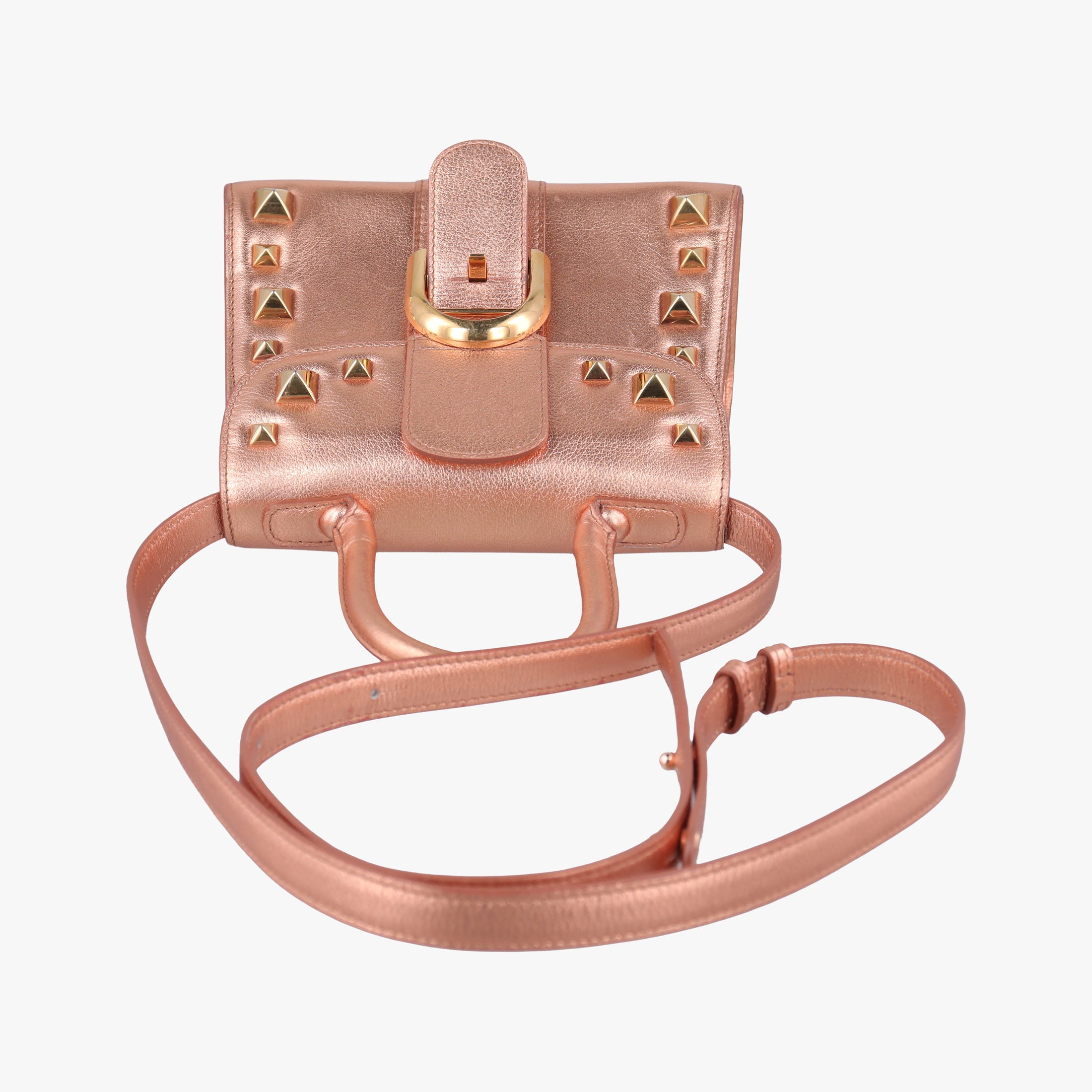 Brillant Mini Pink Gold leather BO4Bブリヨン ミニ ピンクゴールド レザー BO4B