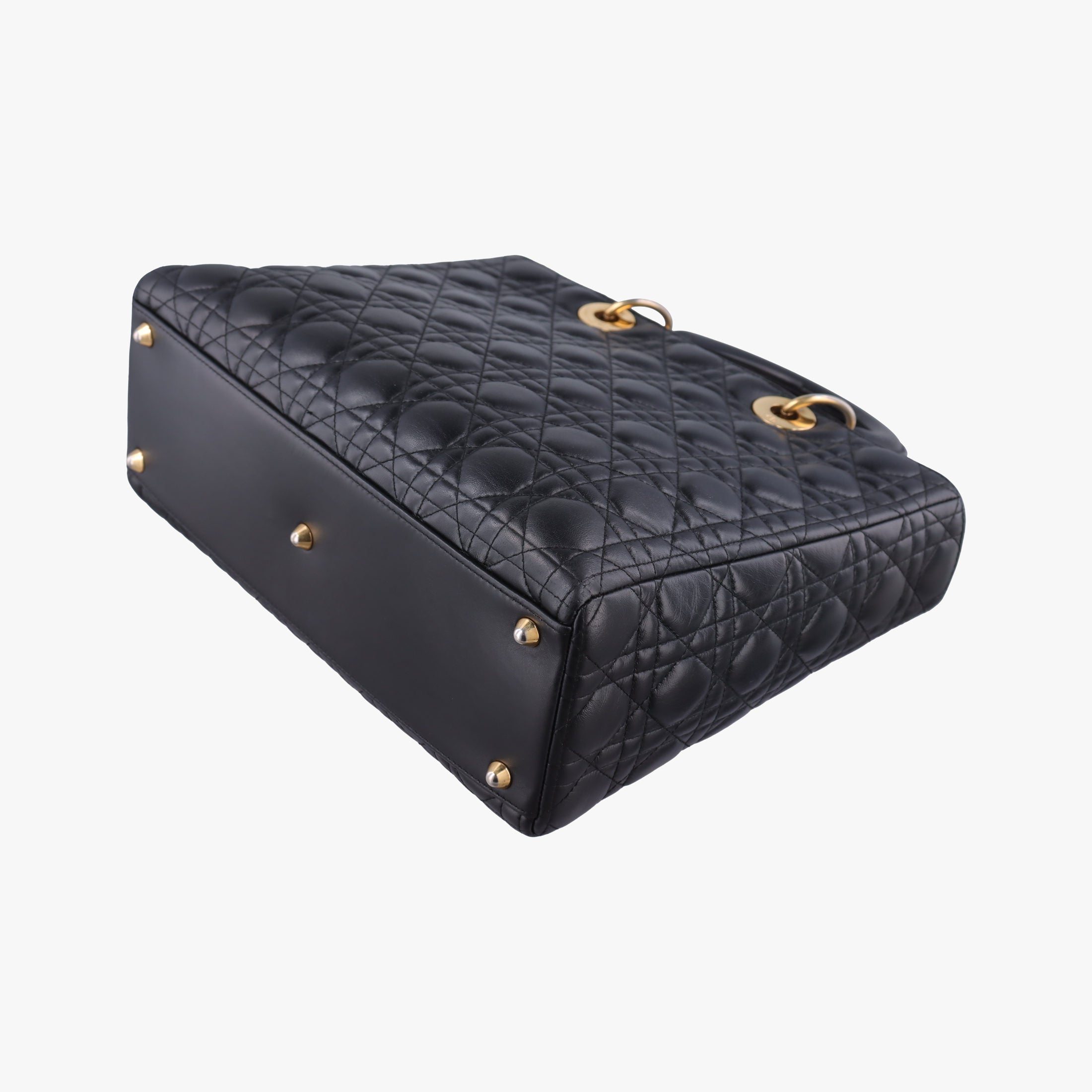 Lady Dior Black lambskin 17-BO-0112レディディオール ブラック ラムスキン 17-BO-0112