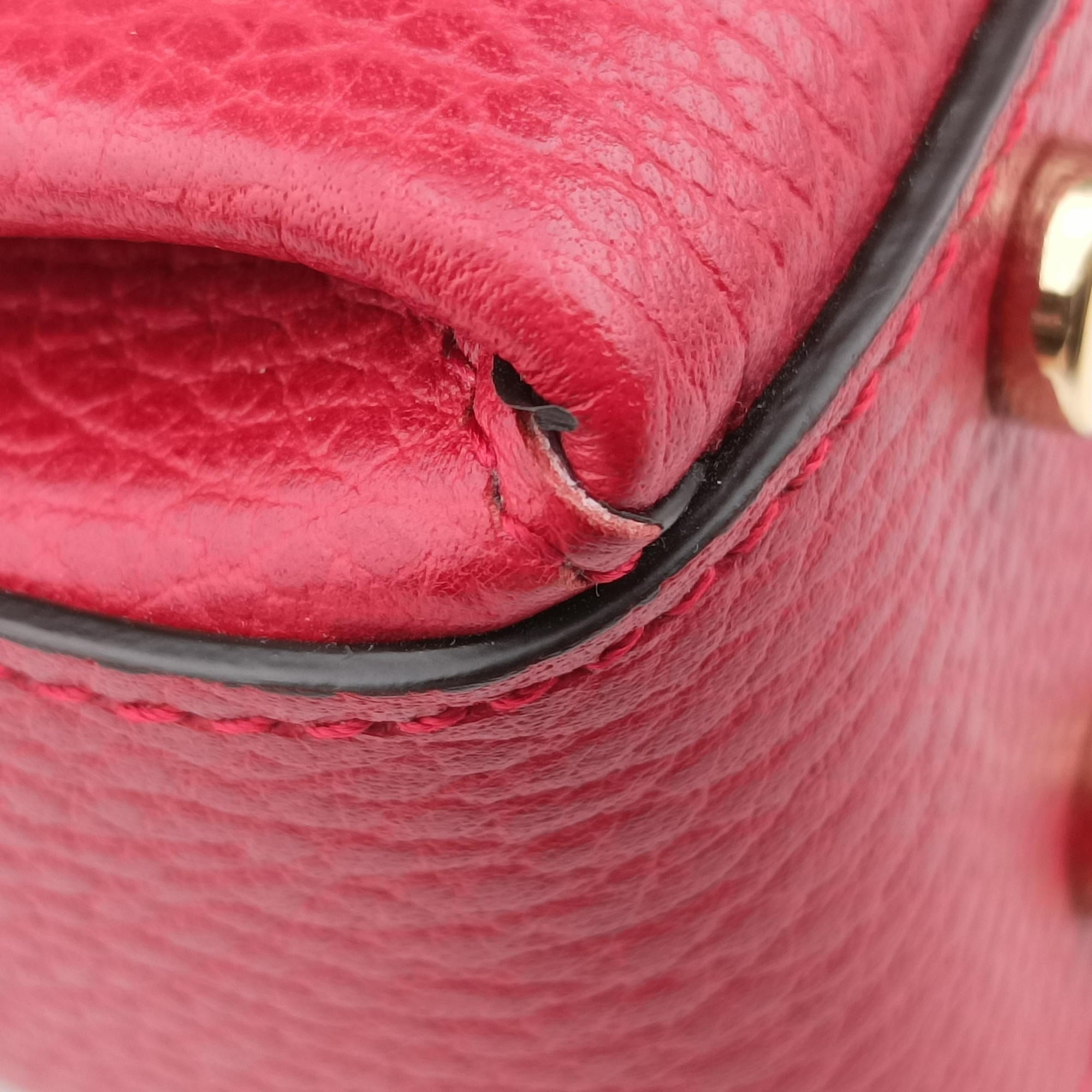 Interlocking G Red Leather 510302 A027422213インターロッキングG レッド レザー 510302 A027422213
