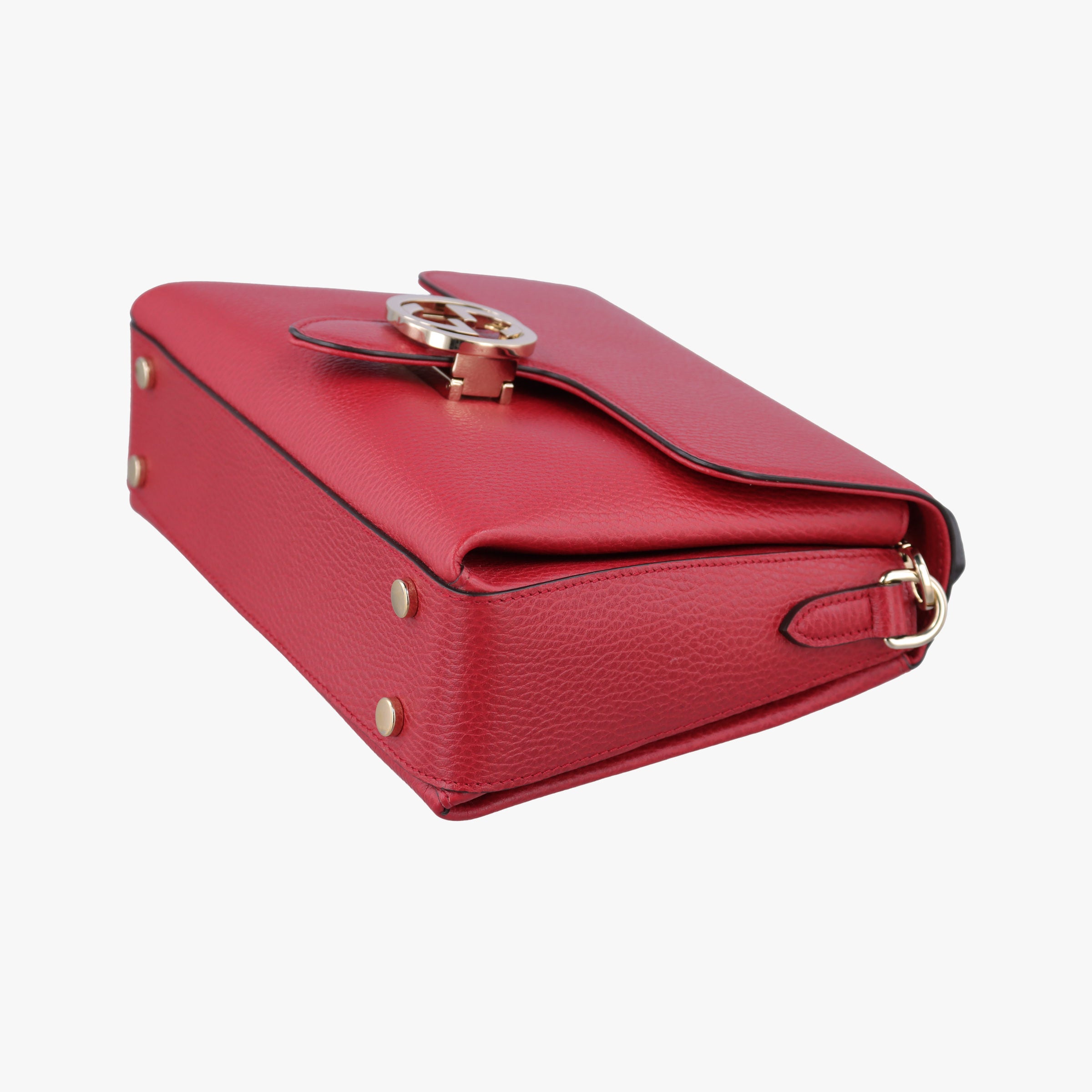 Interlocking G Red Leather 510302 A027422213インターロッキングG レッド レザー 510302 A027422213