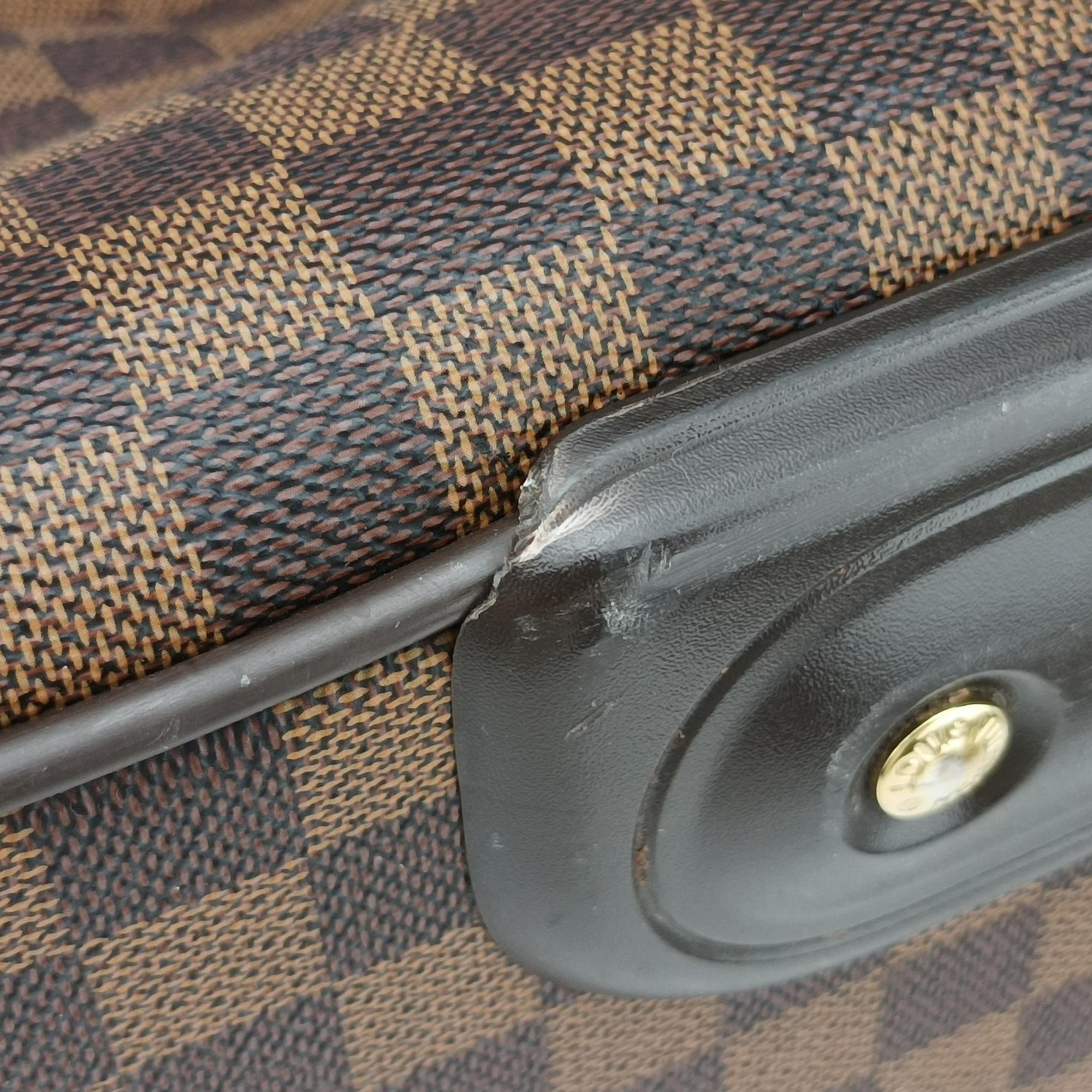 Eole 50 Damier Ebene Damier Canvas N23205 BA3098エオール 50 ダミエ エベヌ ダミエキャンバス N23205 BA3098