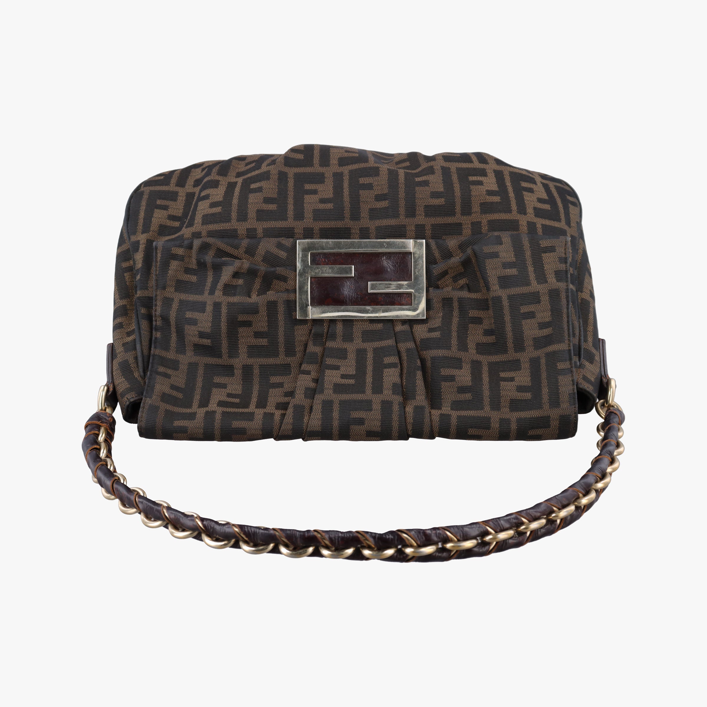 Mia Flap Brown Jacquard 8BT163 2373-8BR614-WTH-099ミア フラップ ブラウン ジャガード 8BT163 2373-8BR614-WTH-099