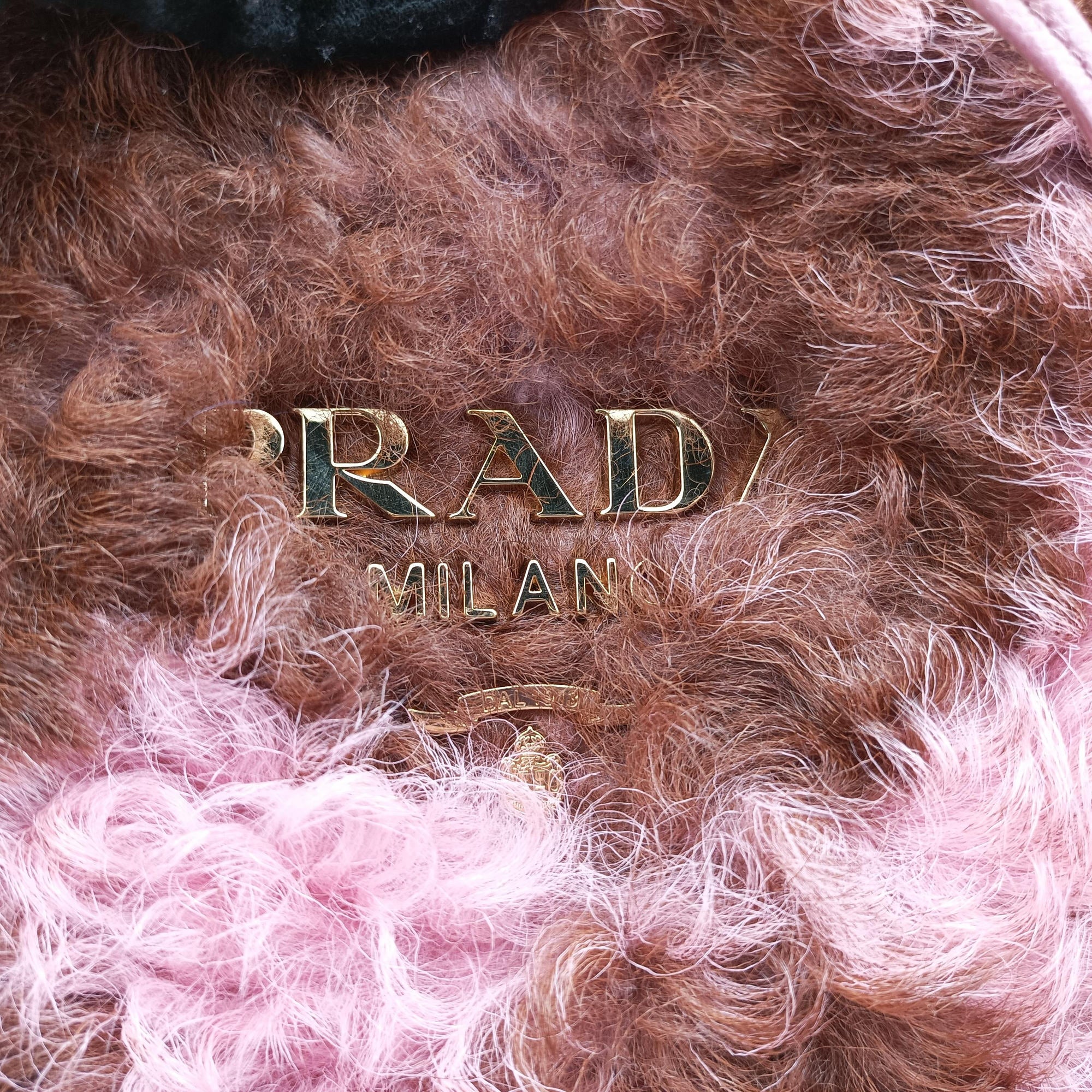 Avant Garde Begonia Pink × Camel Brown × Purple Montone Shearling 24アヴァンギャルド ベゴニアピンク × キャメル × パープル シープファー 24