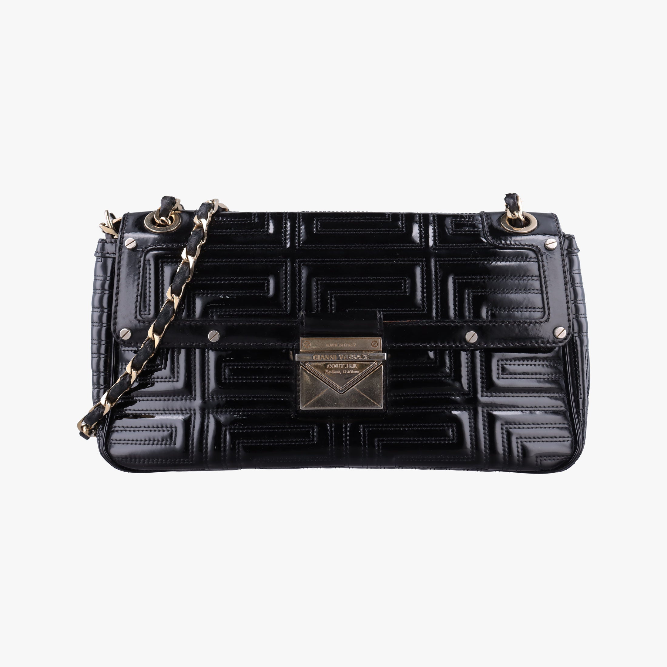 back grain Black Patent Leather バックグレイン ブラック パテント