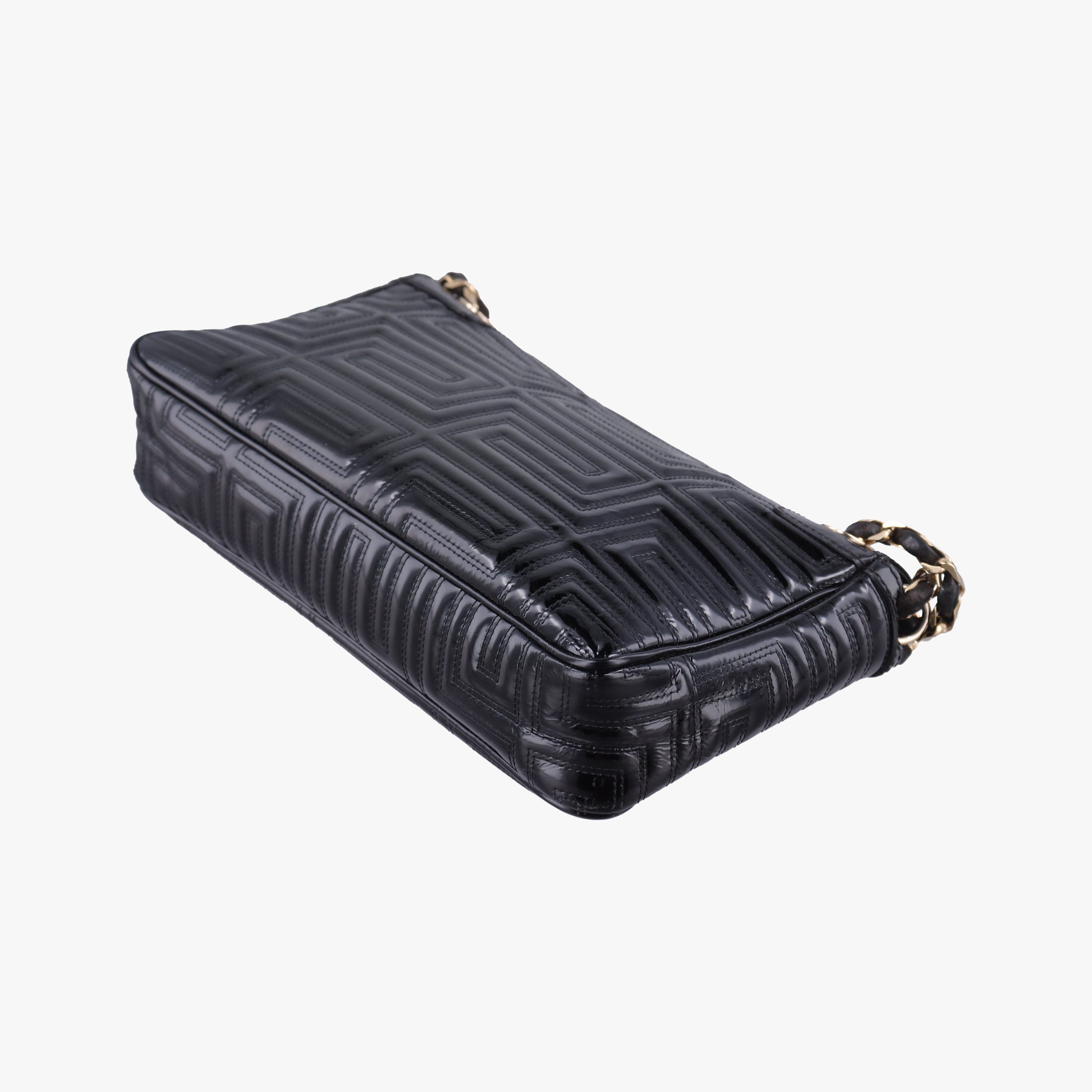 back grain Black Patent Leather バックグレイン ブラック パテント