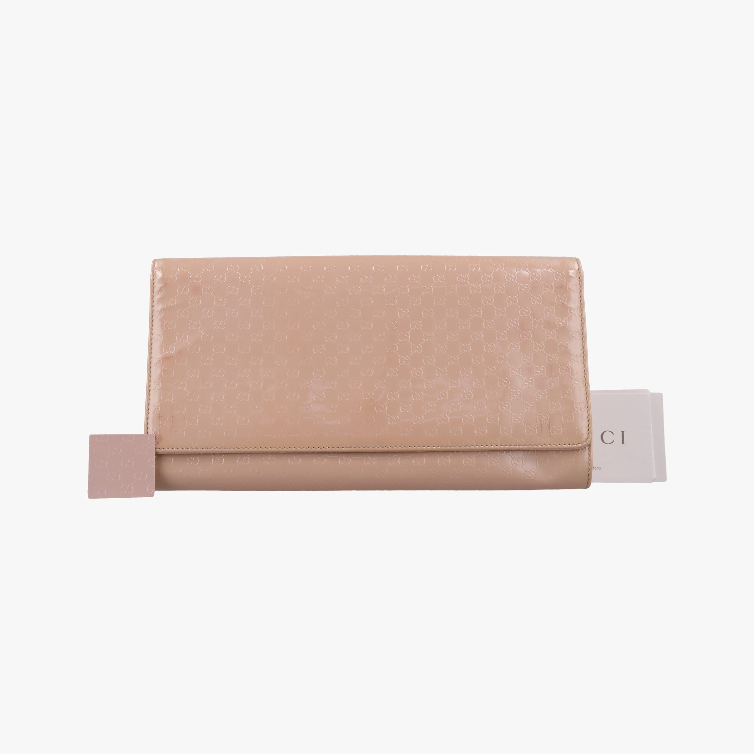 Microguccissima Broadway Camel Patent Leather 339249 E016221572ミクログッチシマ ブロードウェイ キャメル パテント 339249 E016221572