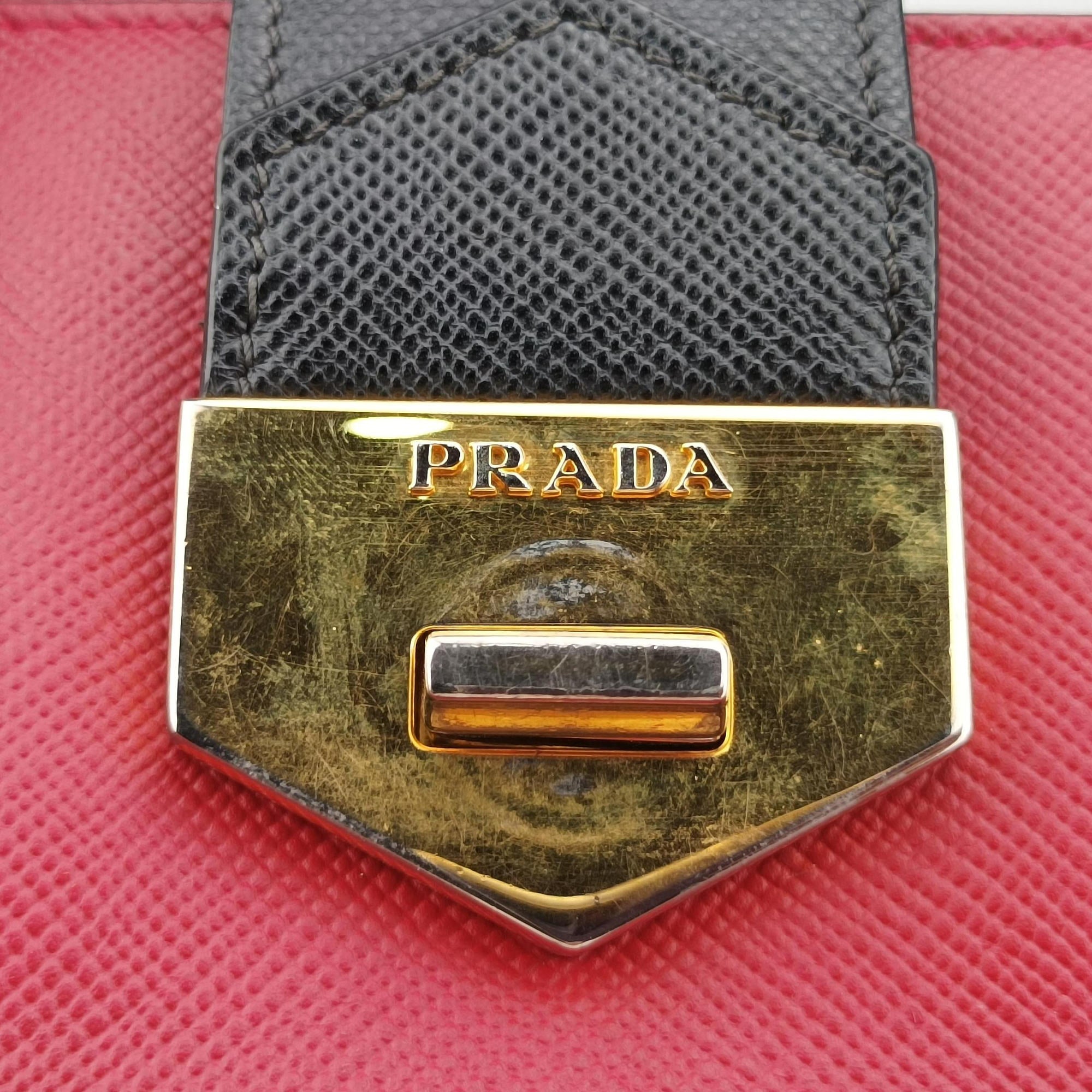 Bicolor Cuir Double Red SAFFIANO Leather 239/Lバイカラー キュイール ダブル レッド サフィアーノレザー 239/L