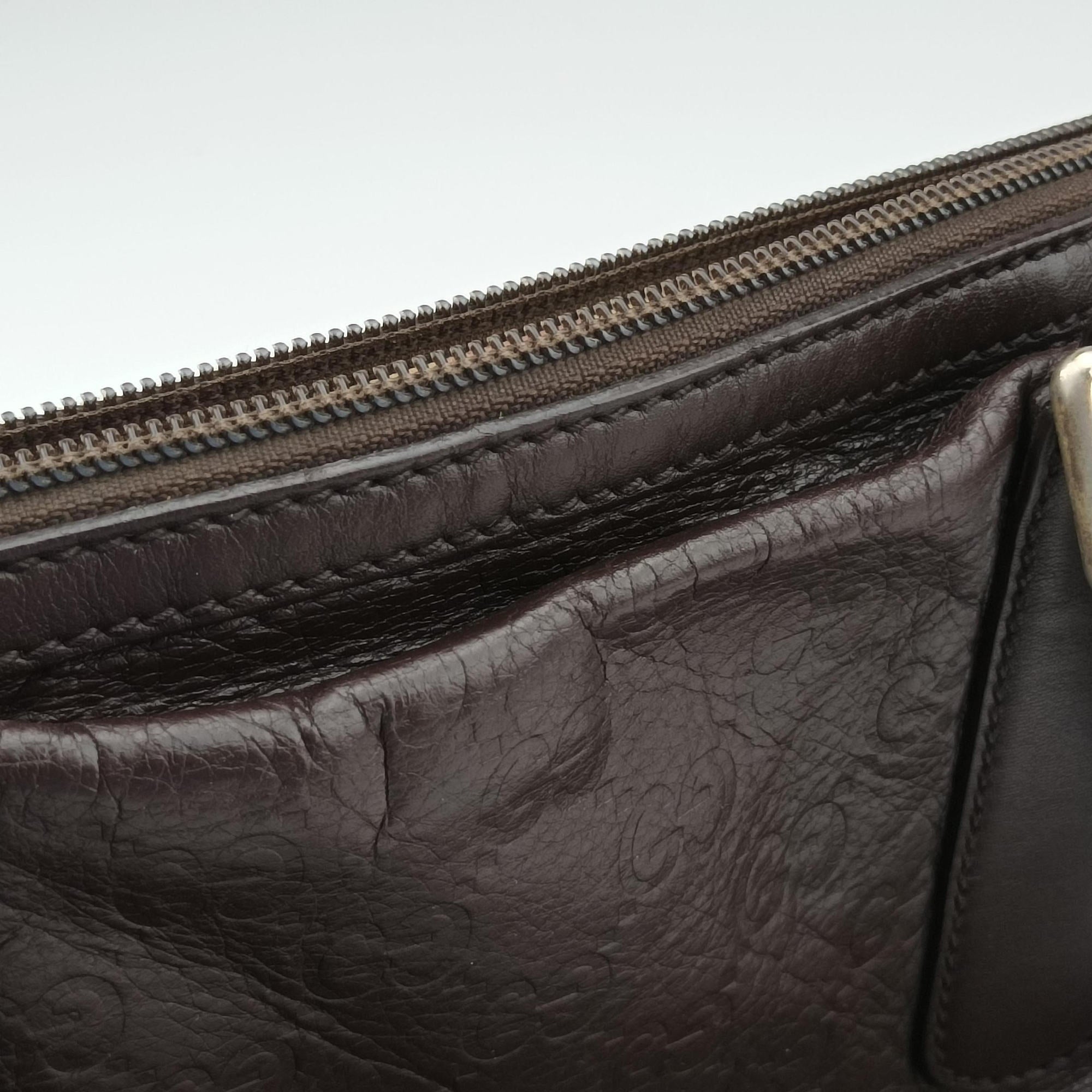 GG Guccissima Boston Brown leather 257289 F7823987GGシマ グッチシマ ボストン ブラウン レザー 257289 F7823987