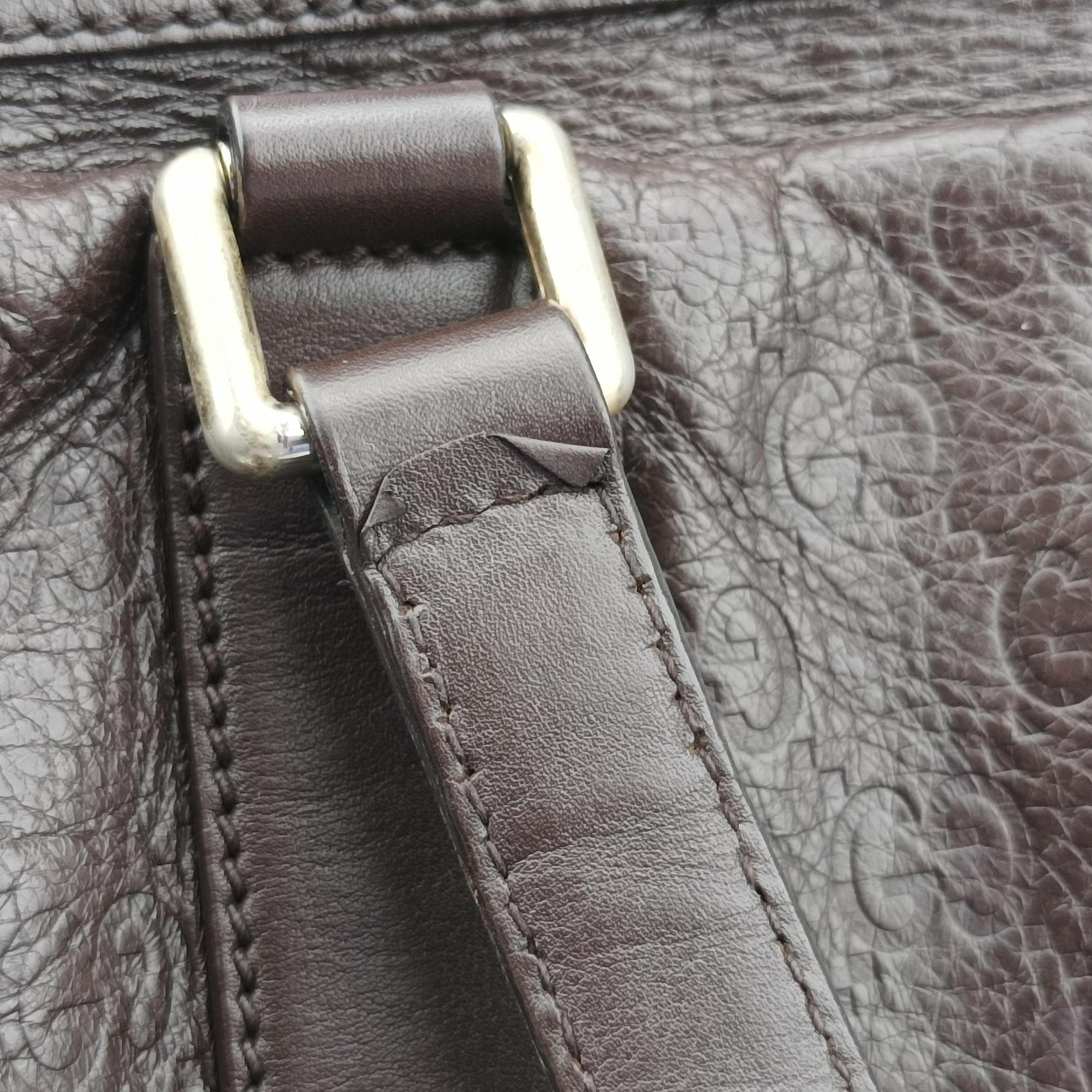 GG Guccissima Boston Brown leather 257289 F7823987GGシマ グッチシマ ボストン ブラウン レザー 257289 F7823987