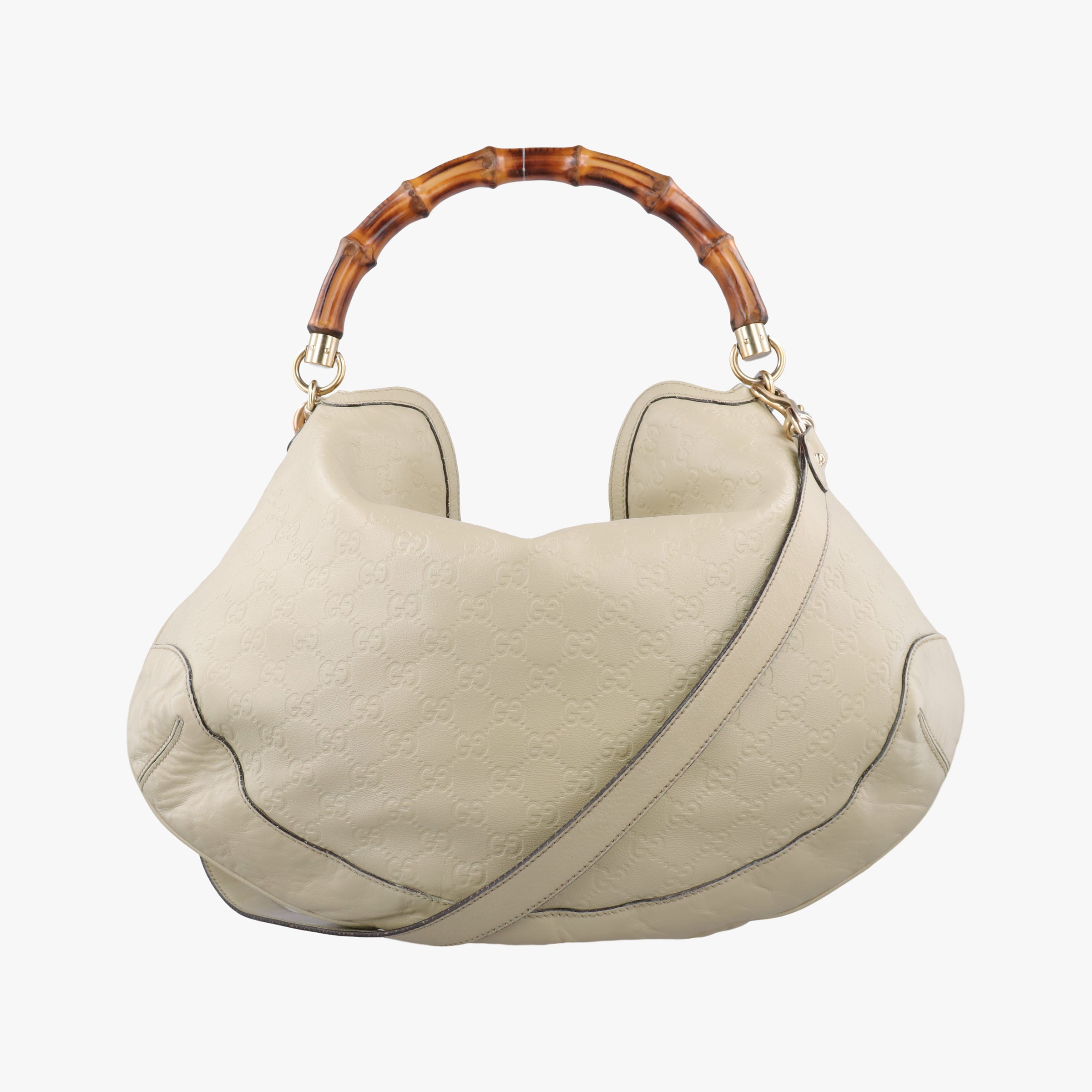 Bamboo White Leather 169976 Lot number unknownバンブー ホワイト レザー 169976 製番不明