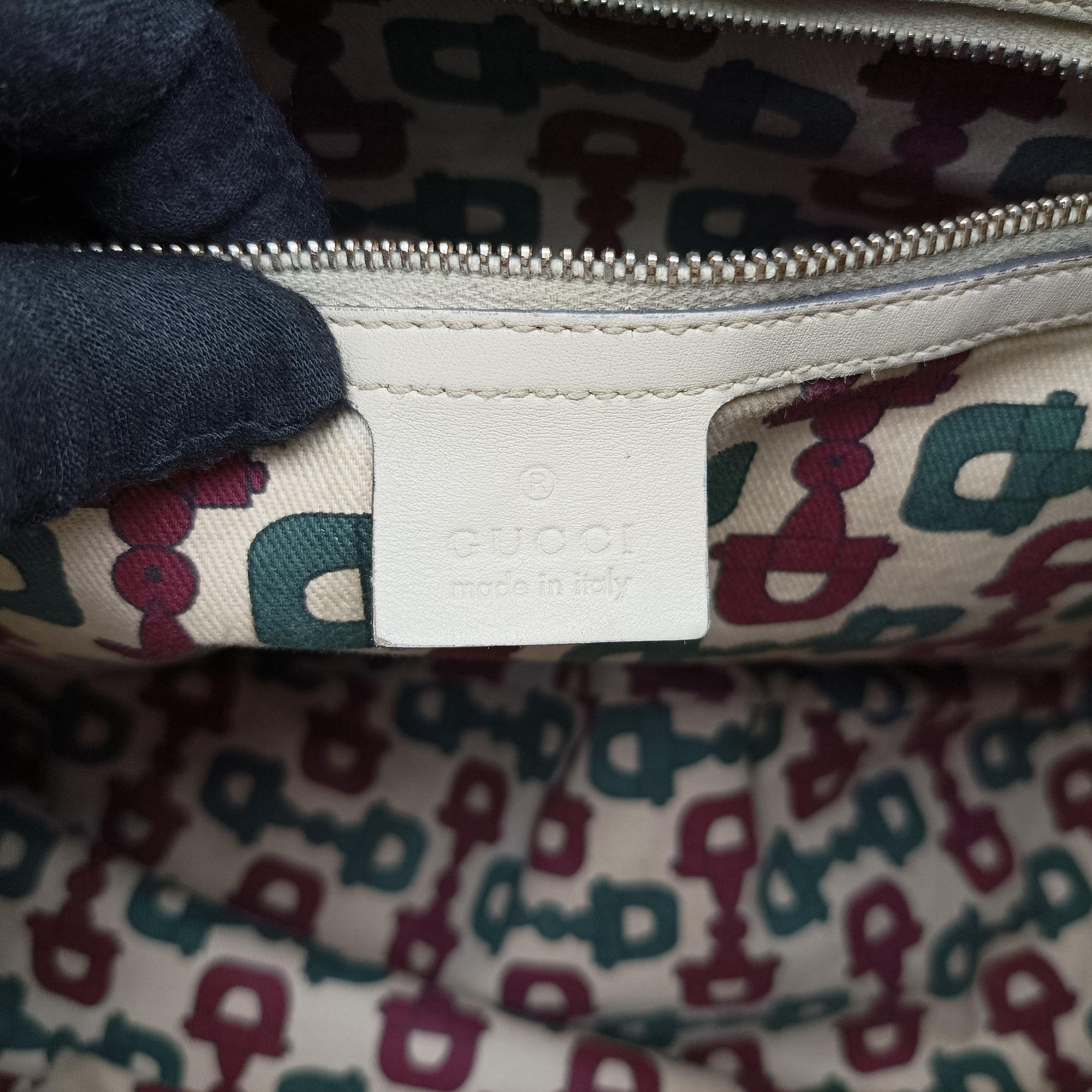Bamboo White Leather 169976 Lot number unknownバンブー ホワイト レザー 169976 製番不明