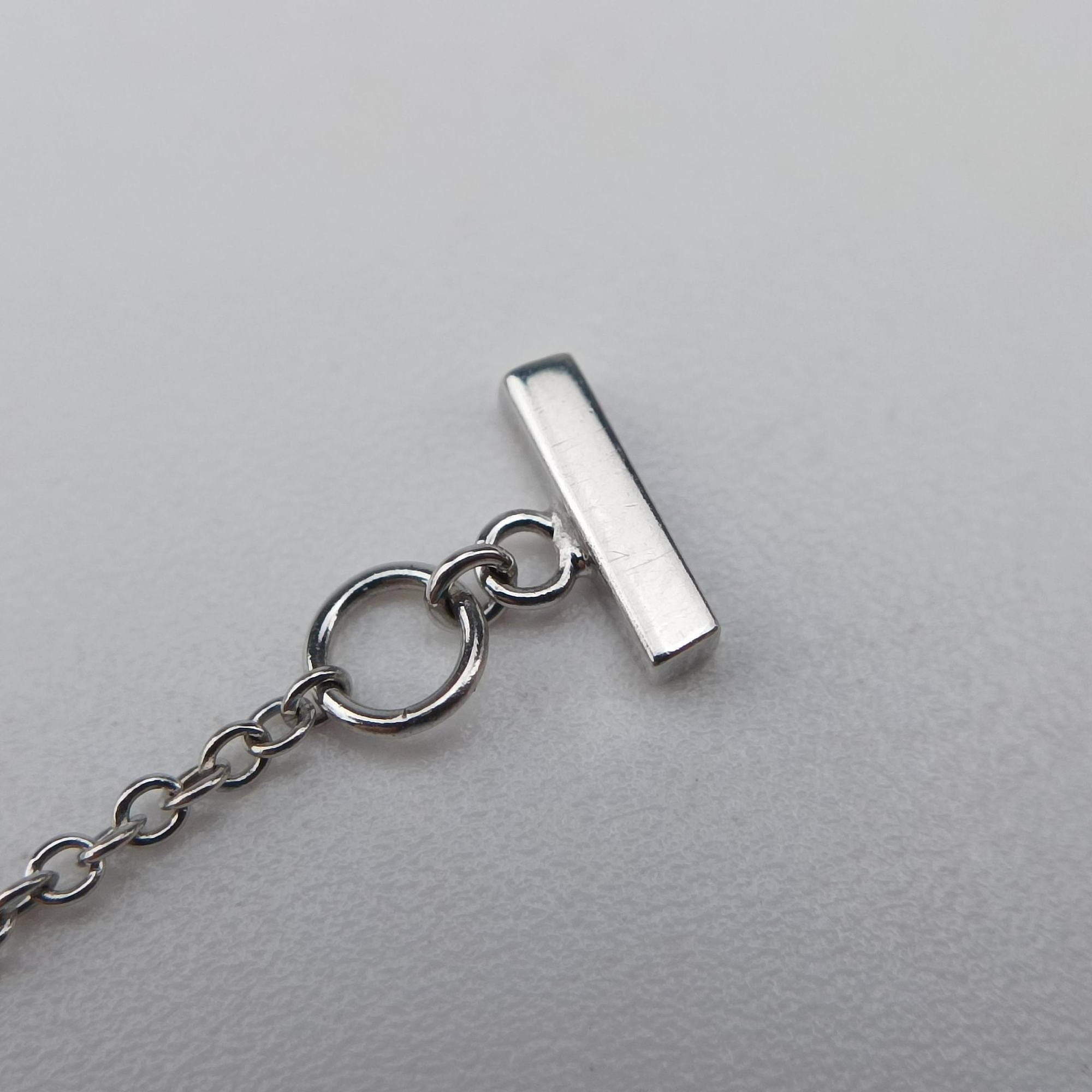 T Smile Pendant Silver×Pink AU750 Tスマイルペンダント シルバー×ピンク AU750