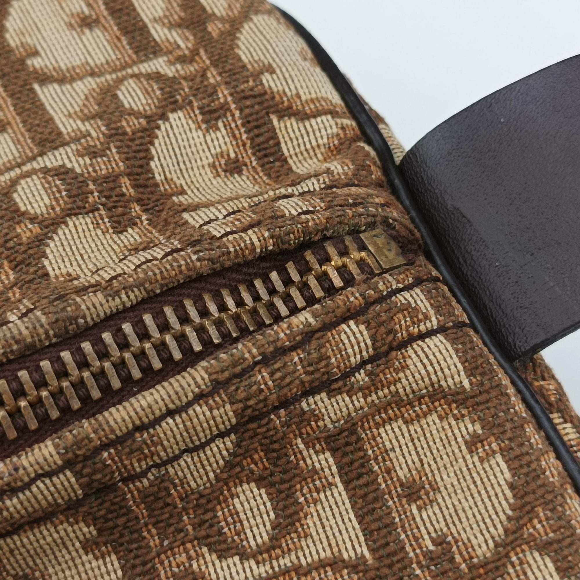 Trotter Brown Canvas×Leather トロッター ブラウン キャンバス×レザー