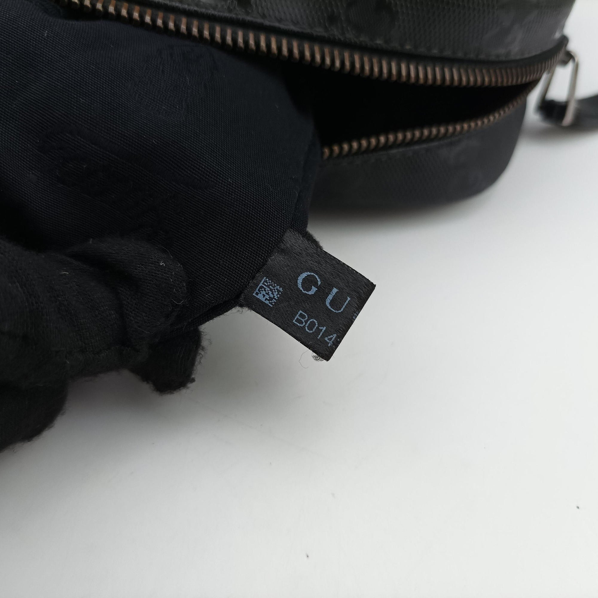 GG plus GG Supreme Briefcase Black PVC coated canvas 201480 B014314067GGプラス GGスプリーム ブラック PVCコーティングキャンバス 201480 B014314067