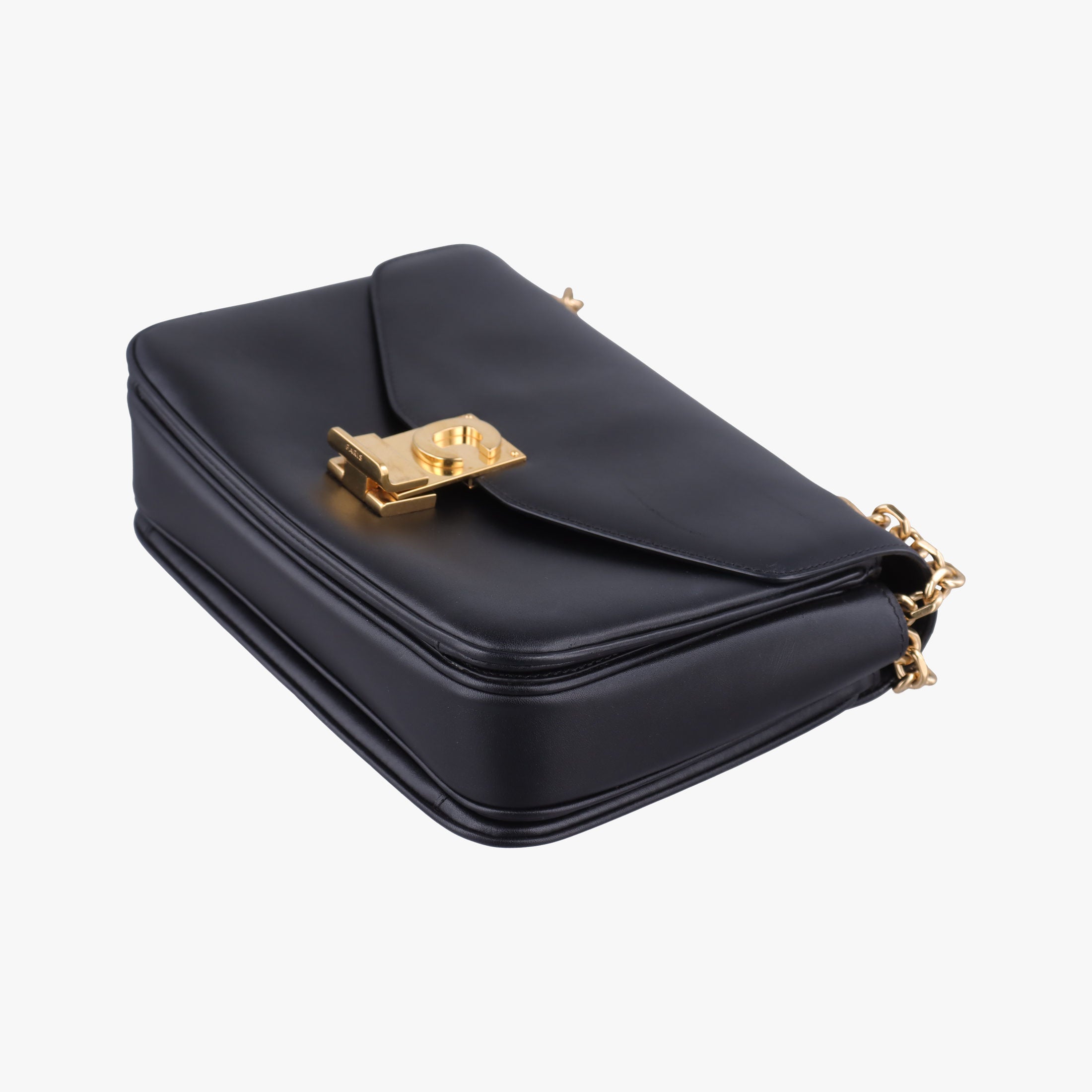 C bag Medium Black Leather U-CE-1159C ミディアム ブラック レザー U-CE-1159