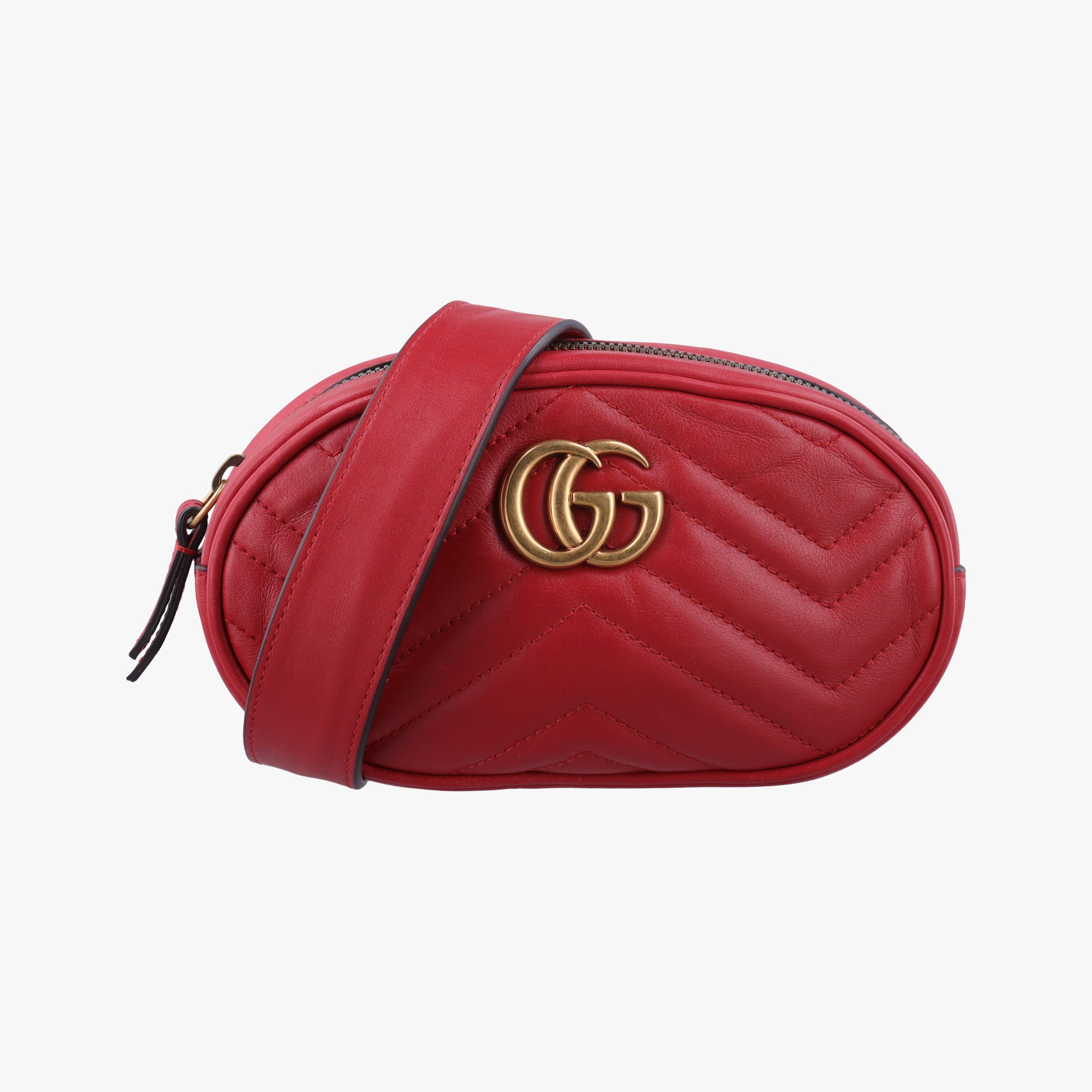 GG Marmont Red Leather 476434 I024399243GGマーモント レッド レザー 476434 I024399243