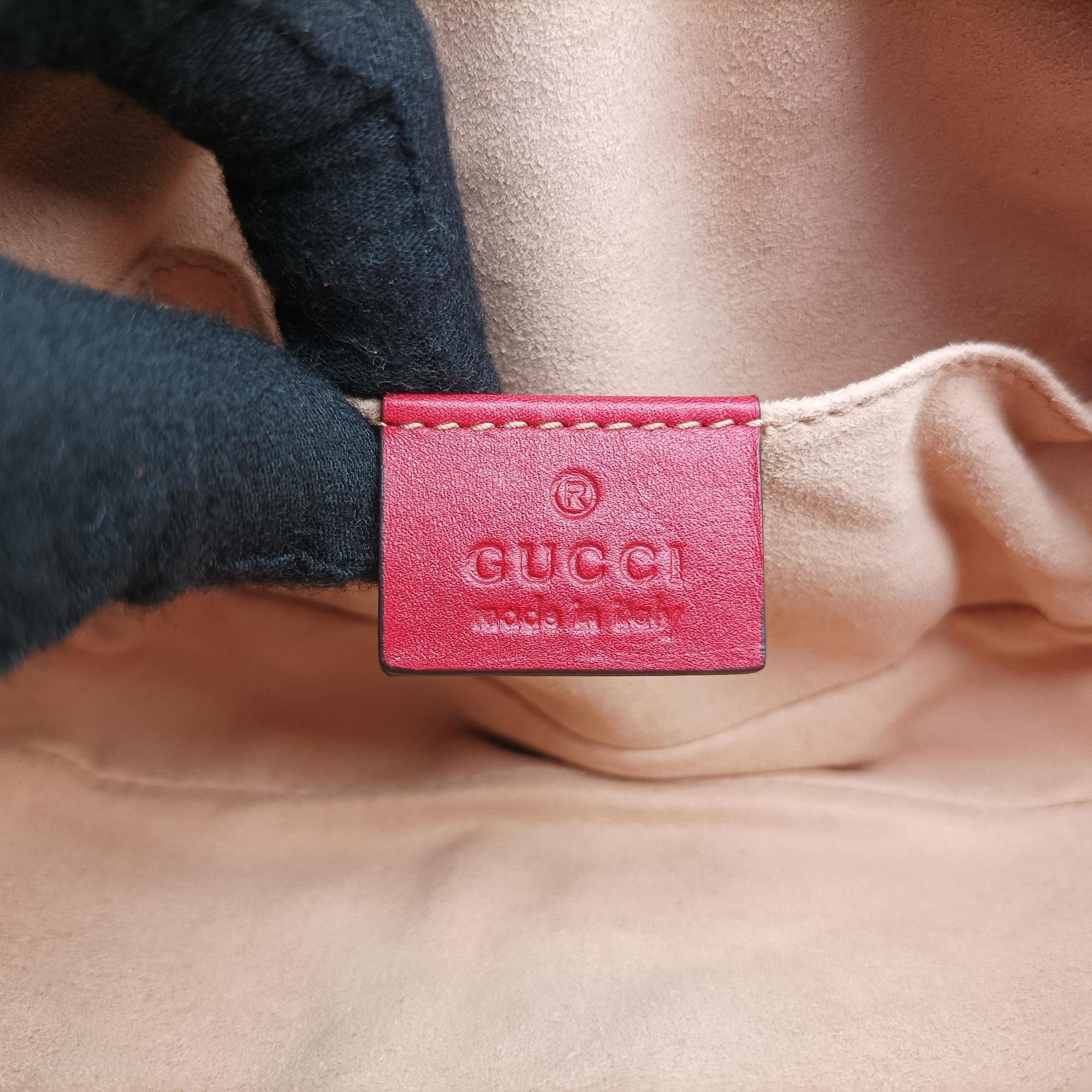 GG Marmont Red Leather 476434 I024399243GGマーモント レッド レザー 476434 I024399243