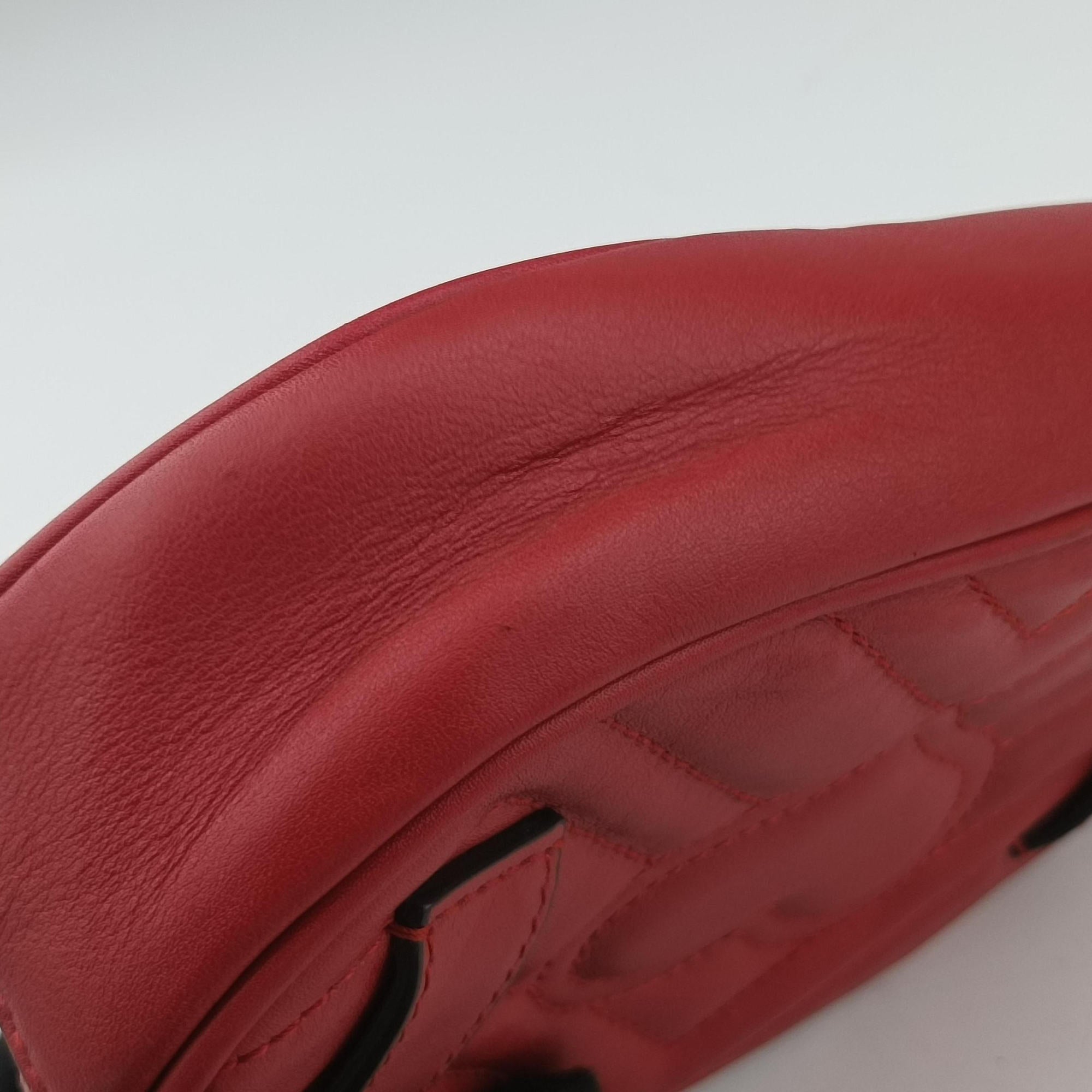 GG Marmont Red Leather 476434 I024399243GGマーモント レッド レザー 476434 I024399243